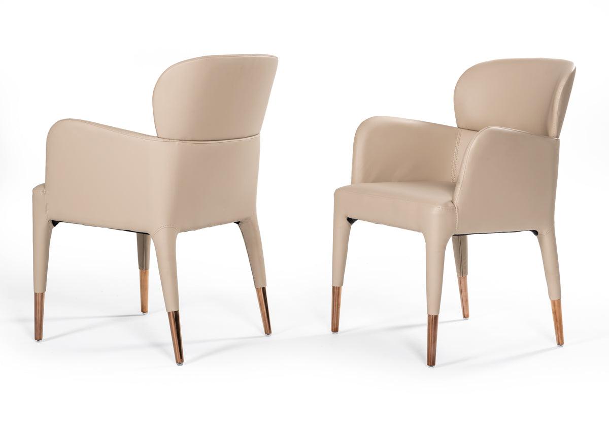 Modrest Ogden Modern Rosegold Dining Armchair