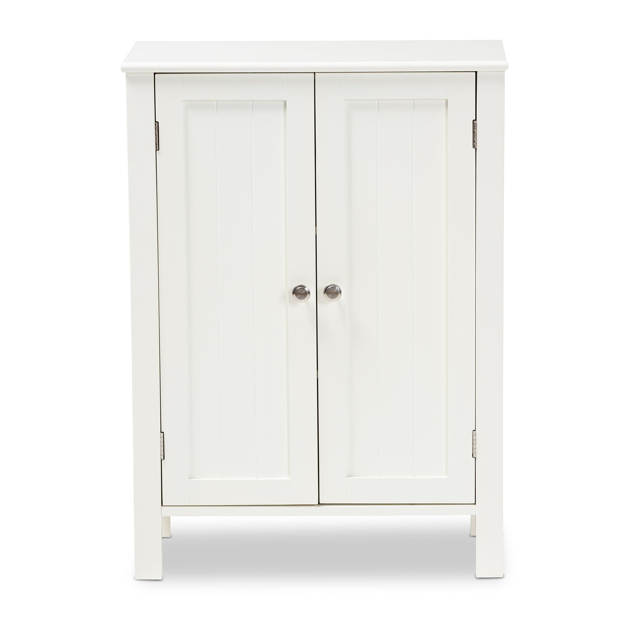 Thelma Cottage and Farmhouse Finished 2-door Wood Multipurpose Storage Cabinet