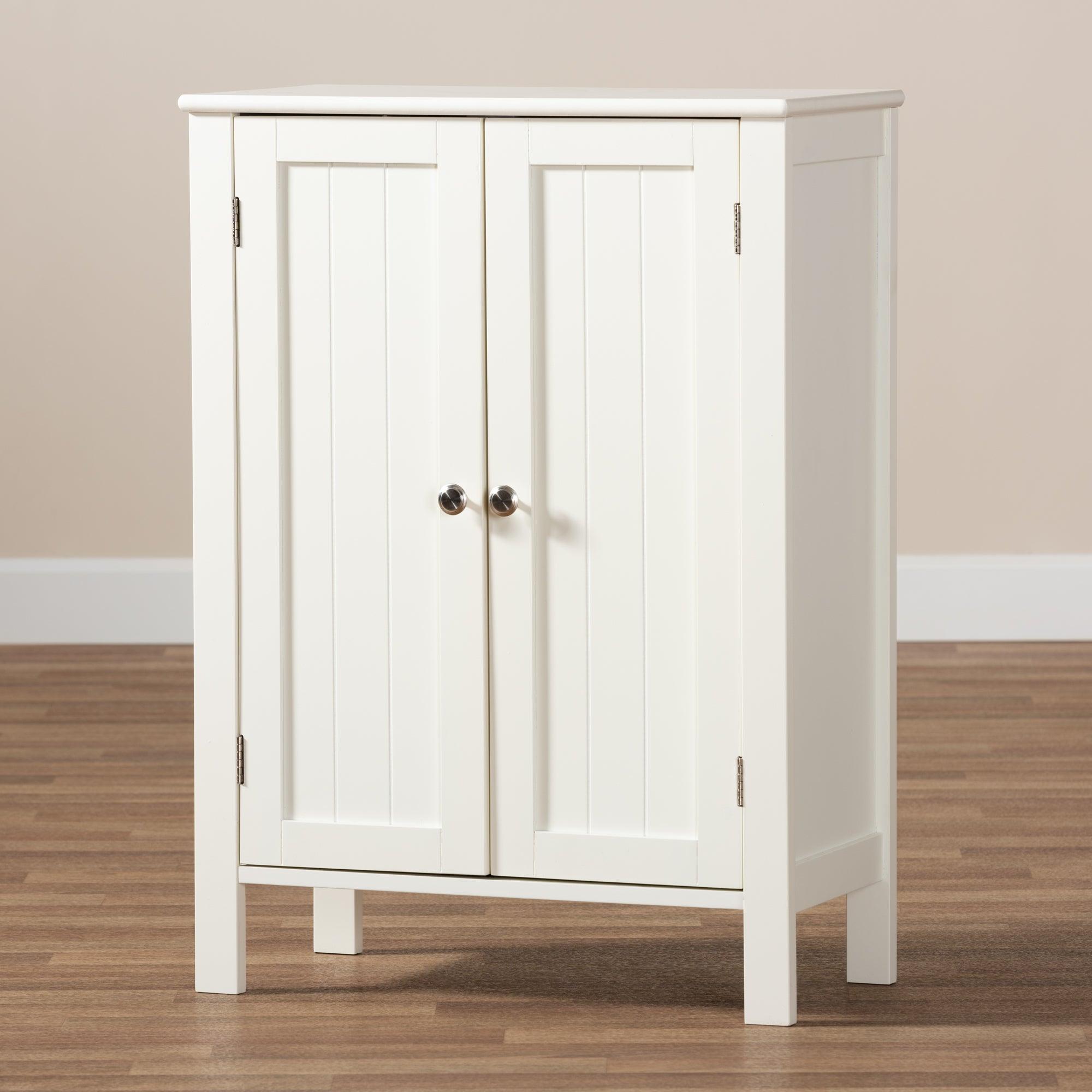 Thelma Cottage and Farmhouse Finished 2-door Wood Multipurpose Storage Cabinet