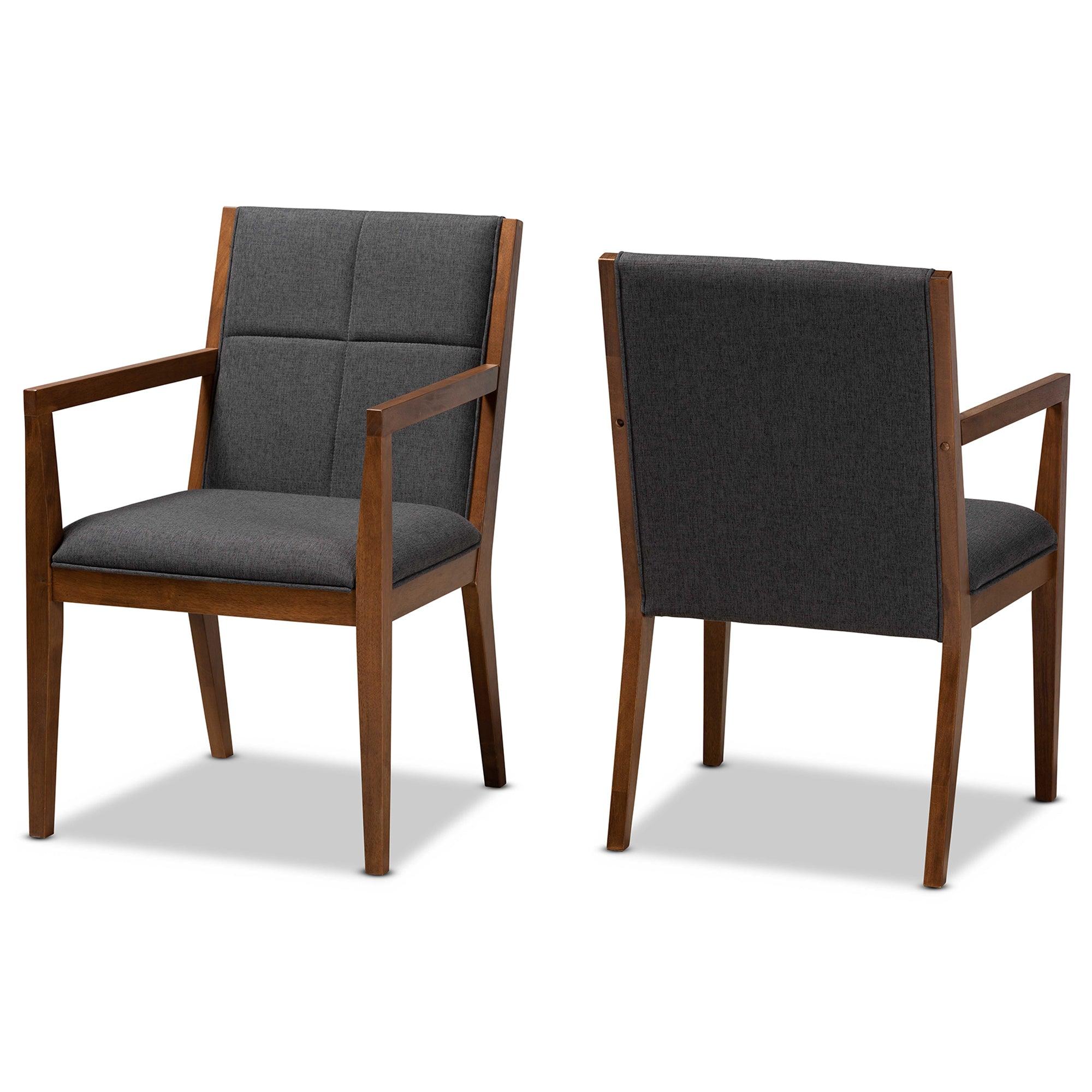 Theresa Dark and Effect 2-Piece Chair Set