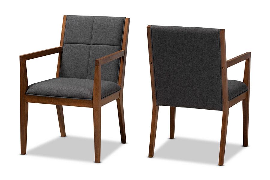 Theresa Dark and Effect 2-Piece Chair Set