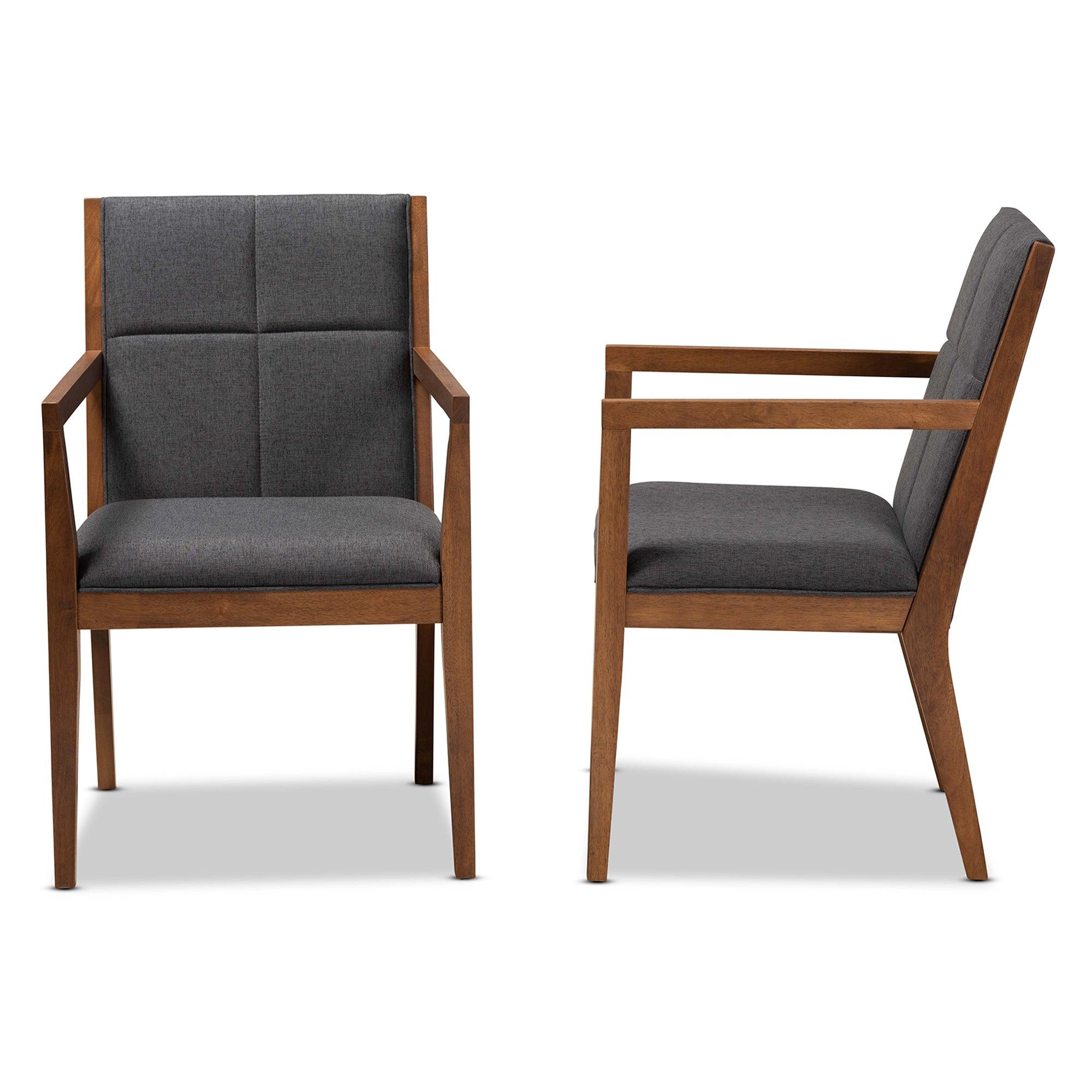 Theresa Dark and Effect 2-Piece Chair Set