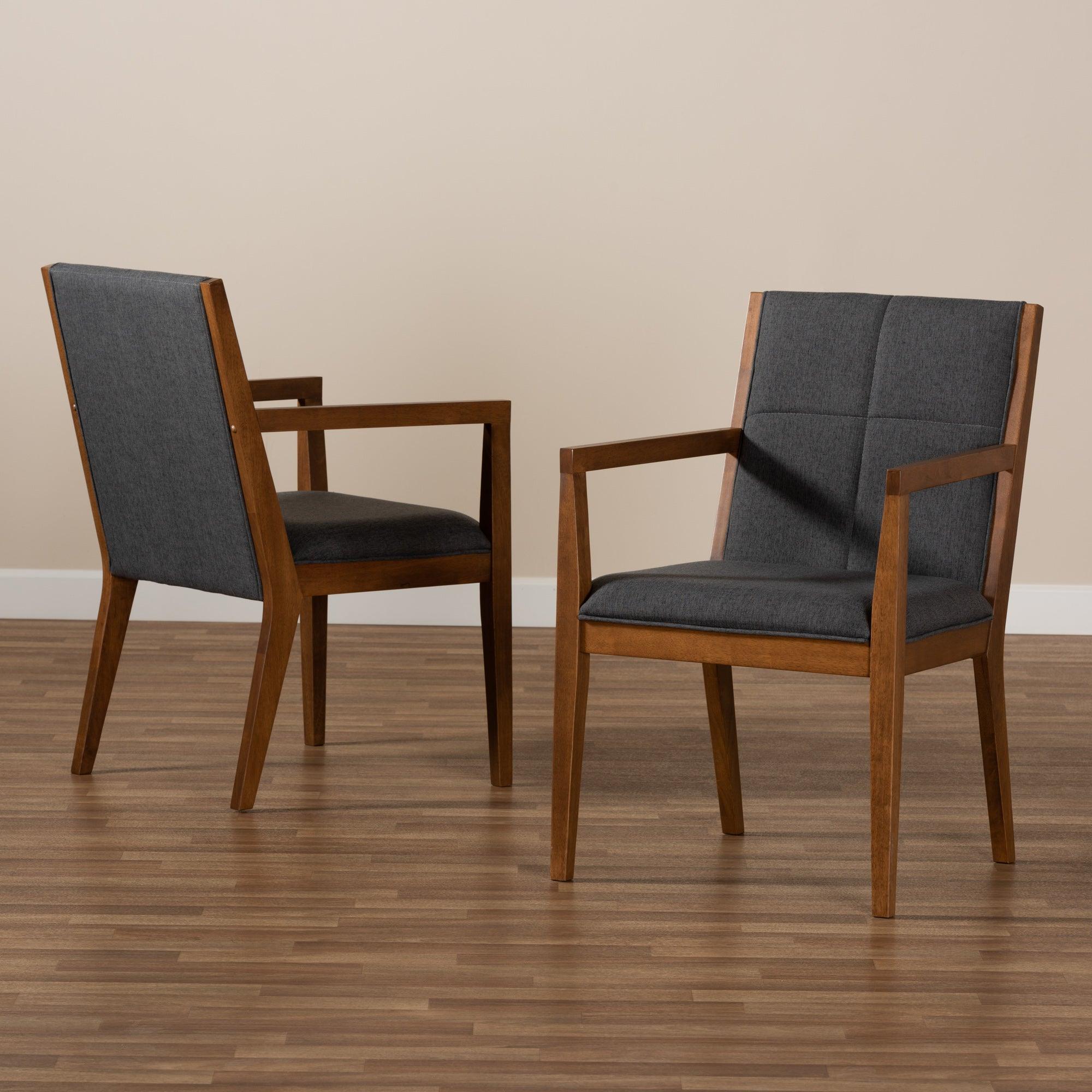 Theresa Dark and Effect 2-Piece Chair Set