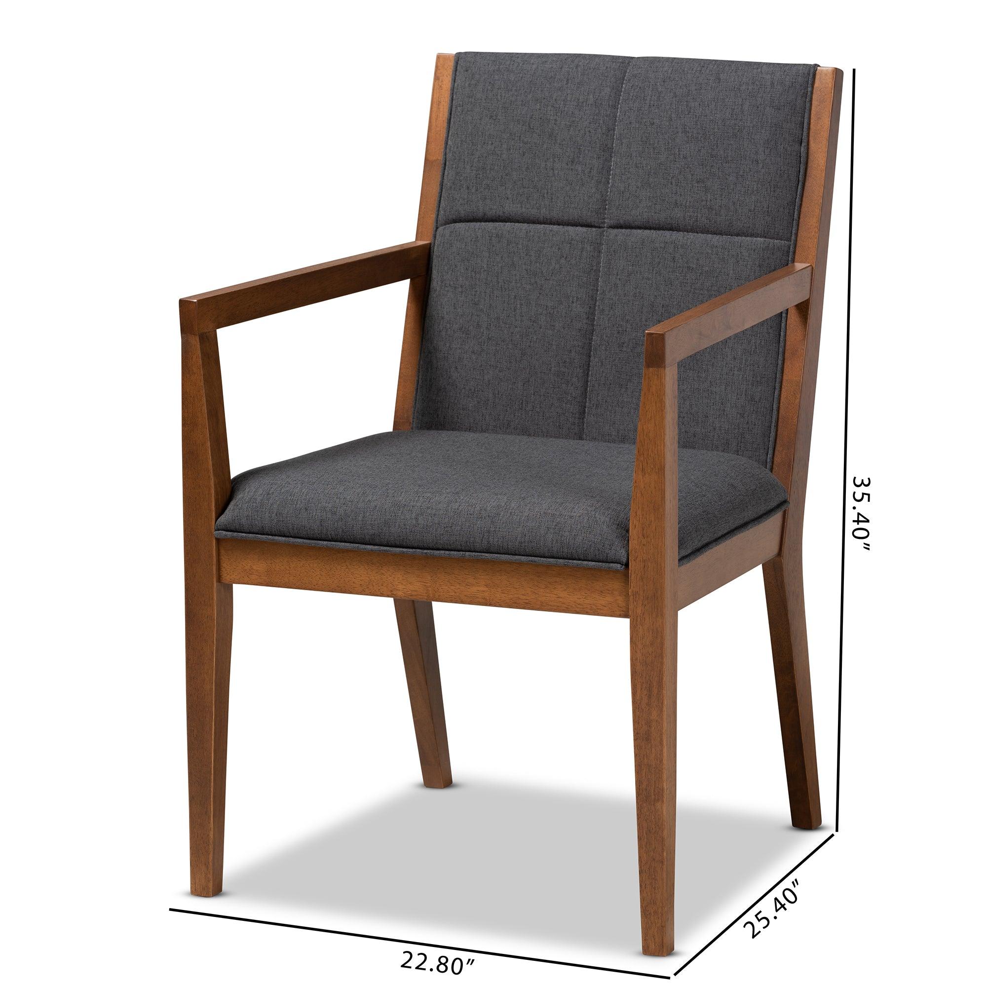 Theresa Dark and Effect 2-Piece Chair Set