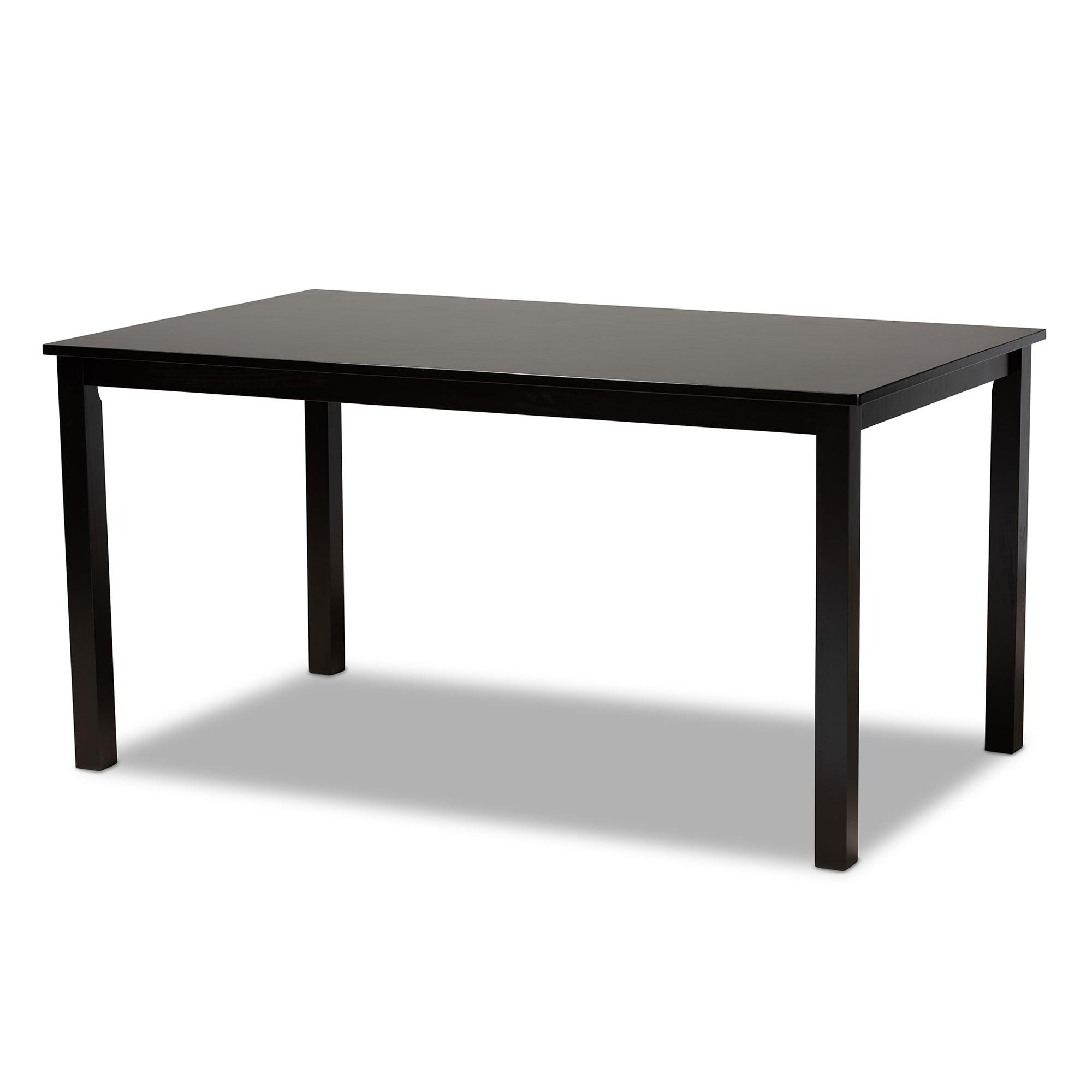 Eveline Modern and Contemporary Espresso Finished Rectangular Wood Dining Table