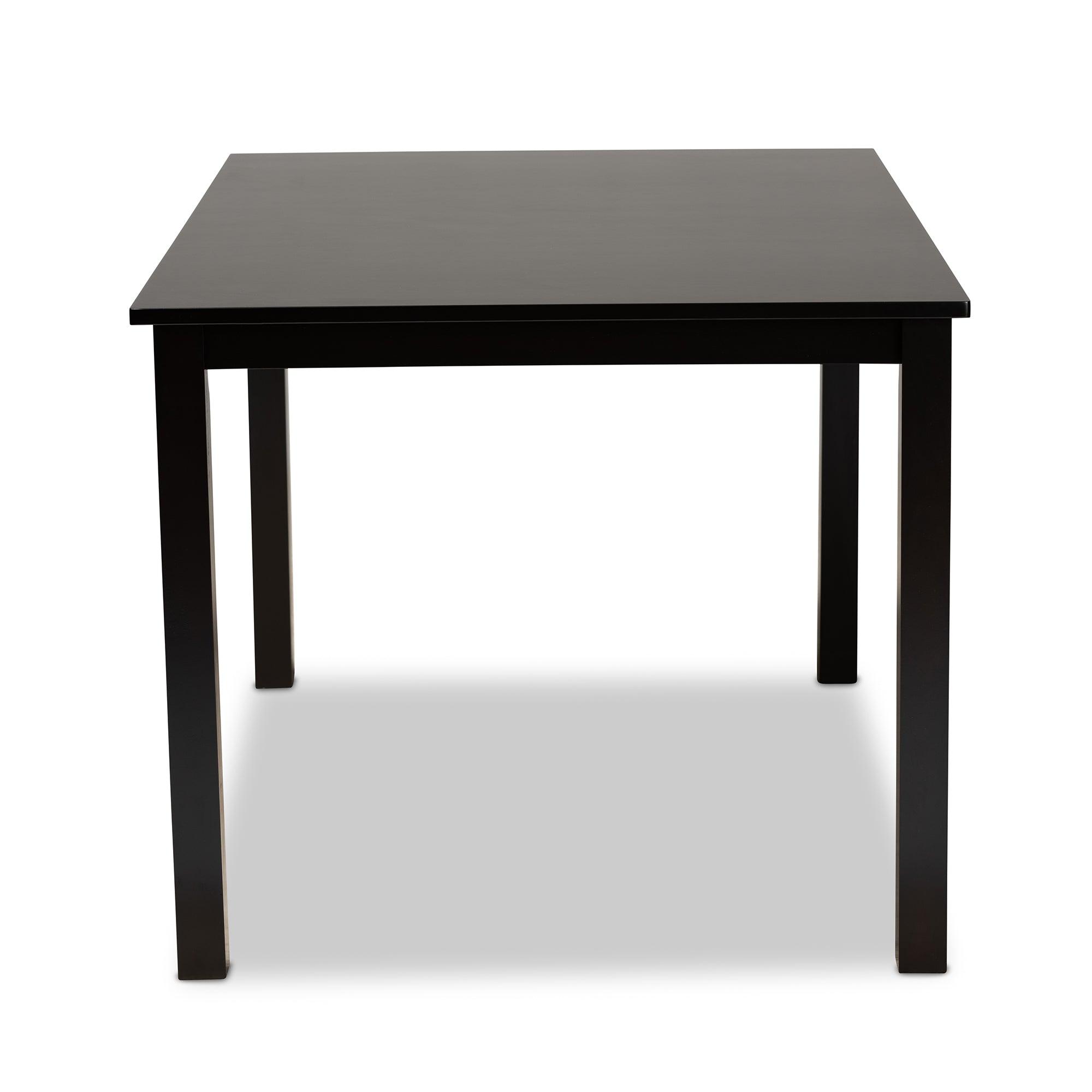 Eveline Modern and Contemporary Espresso Finished Rectangular Wood Dining Table