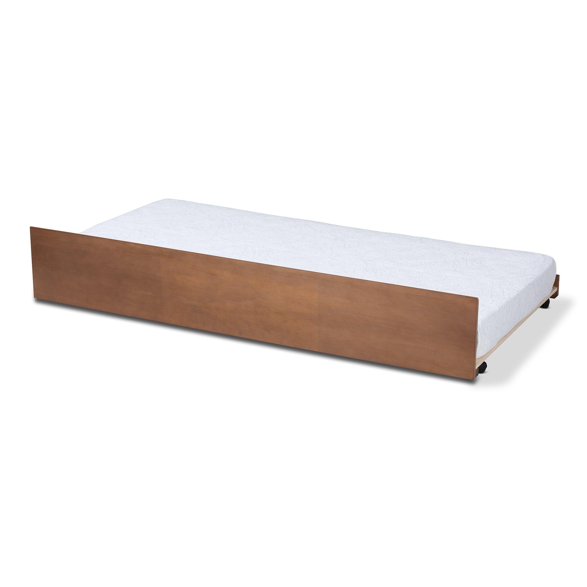 Toveli Modern and Contemporary Ash Finished Trundle Bed