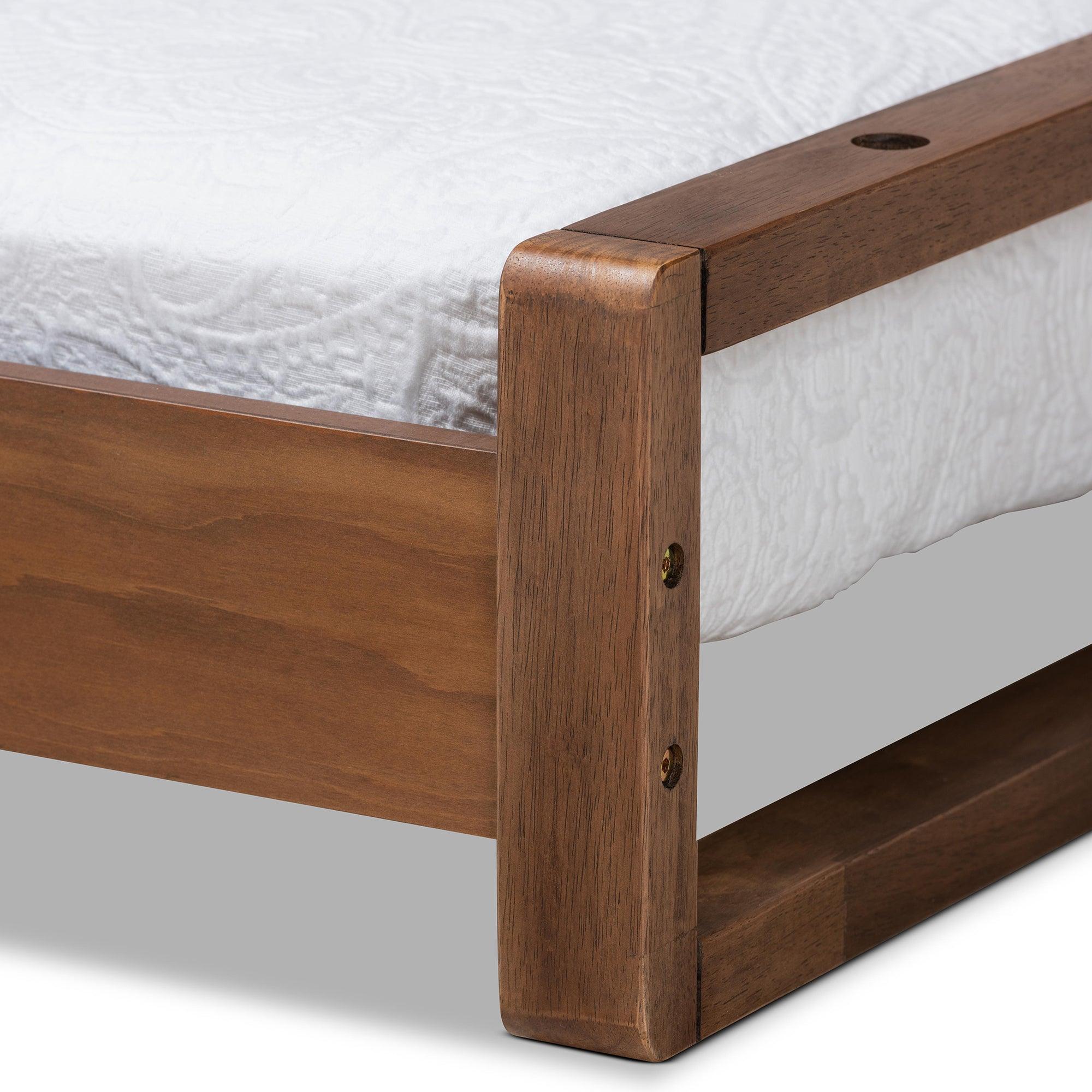 Klara Modern and Contemporary Finished Wood Expandable to Bed Frame