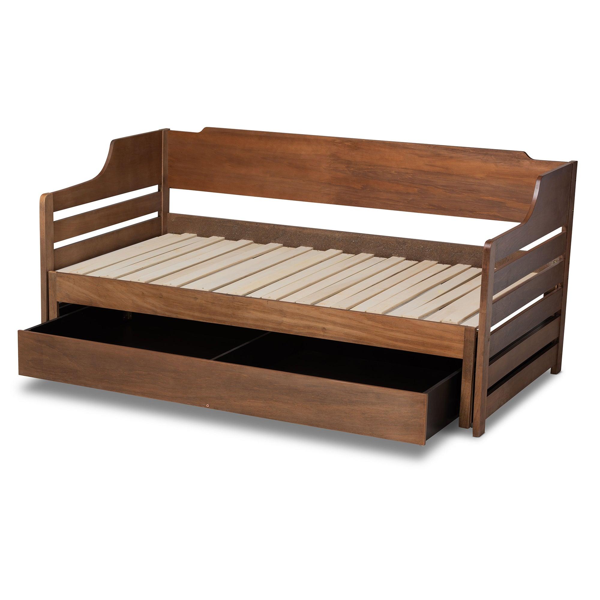 Jameson Modern and Transitional Finished Expandable to Daybed with Storage Drawer