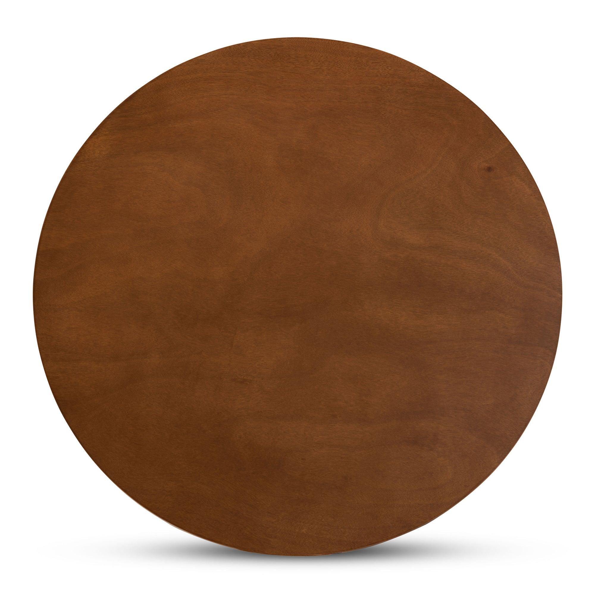 Kenji Modern and Contemporary Finished 34-Inch-Wide Round Wood Dining Table