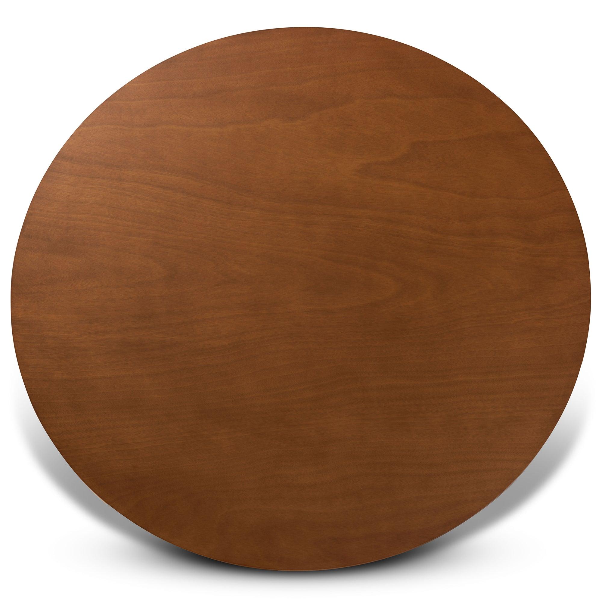 Kenji Modern and Contemporary Finished 45-Inch-Wide Round Wood Dining Table