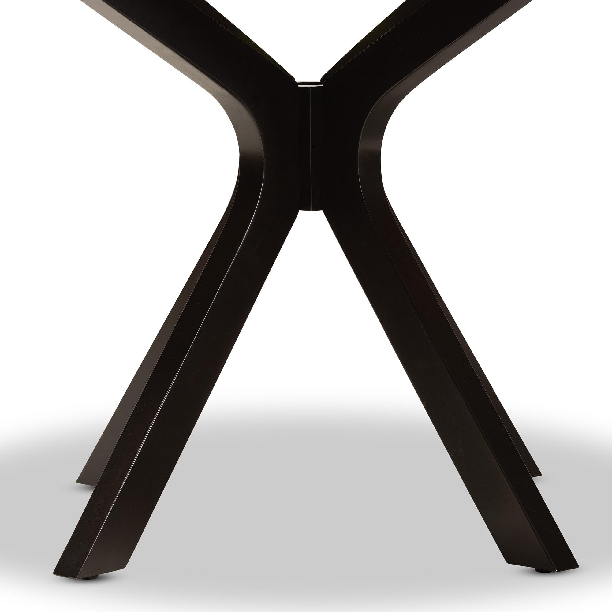 Kenji Modern and Contemporary Finished 45-Inch-Wide Round Wood Dining Table