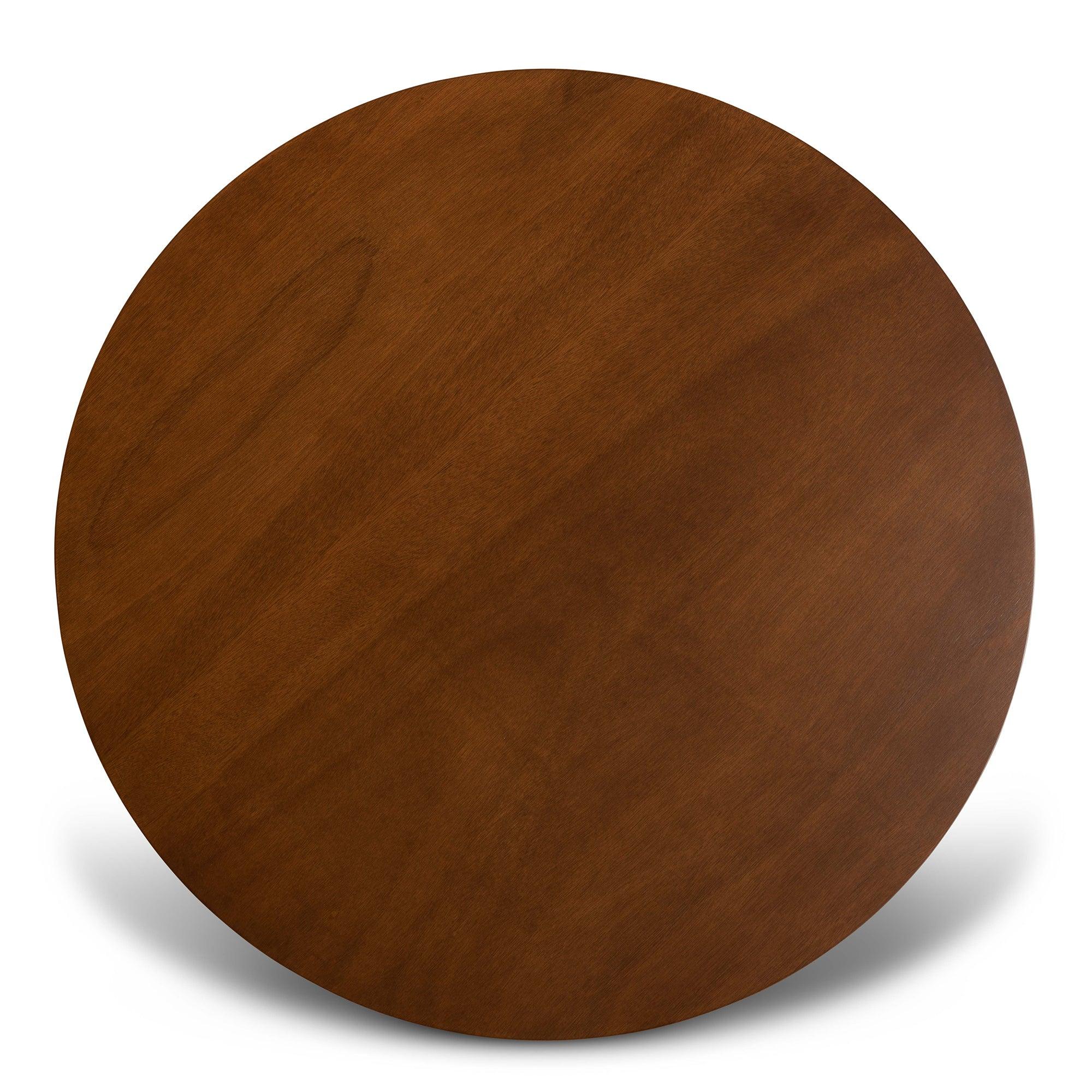 Tilde Modern and Contemporary Finished 35-Inch-Wide Round Wood Dining Table