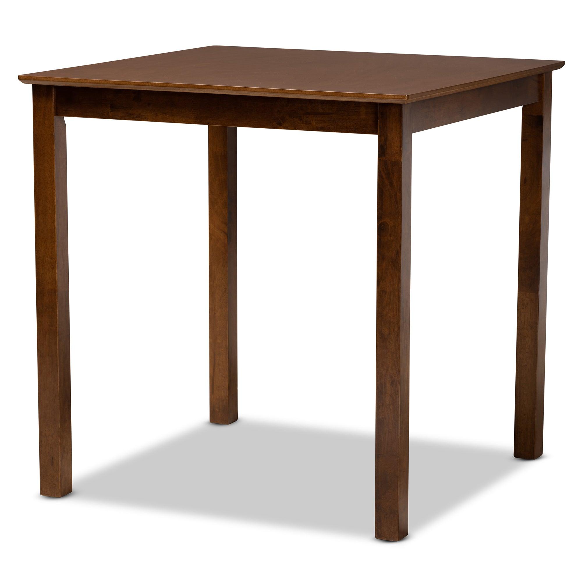 Lenoir Modern and Contemporary Finished Wood Counter Height Pub Table