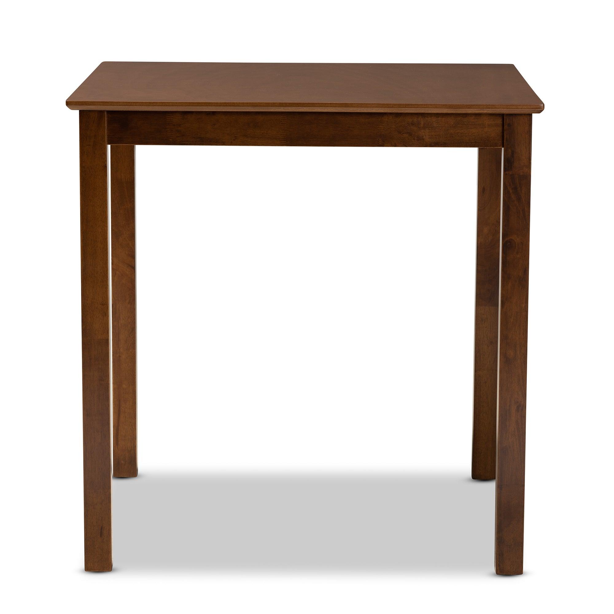 Lenoir Modern and Contemporary Finished Wood Counter Height Pub Table