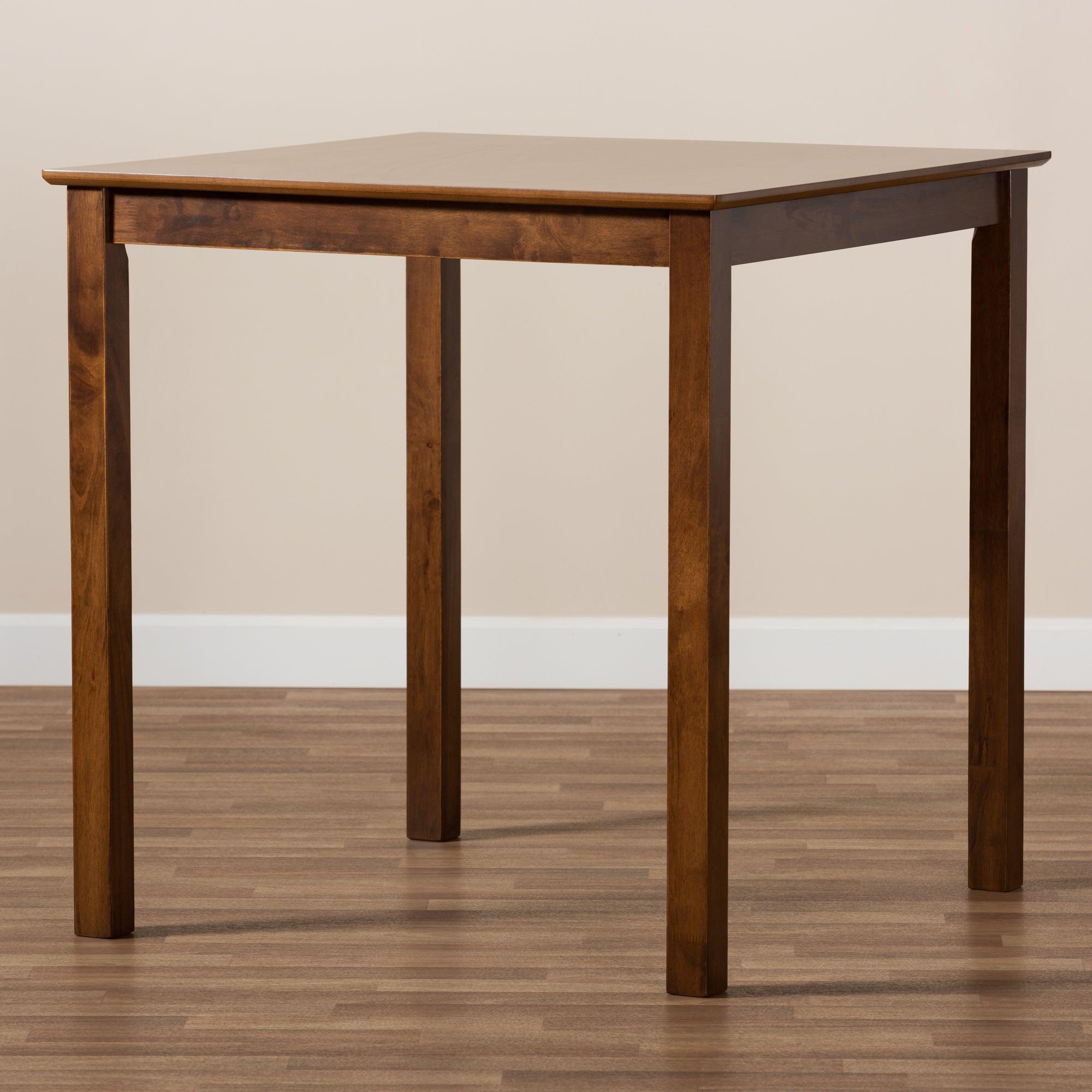 Lenoir Modern and Contemporary Finished Wood Counter Height Pub Table