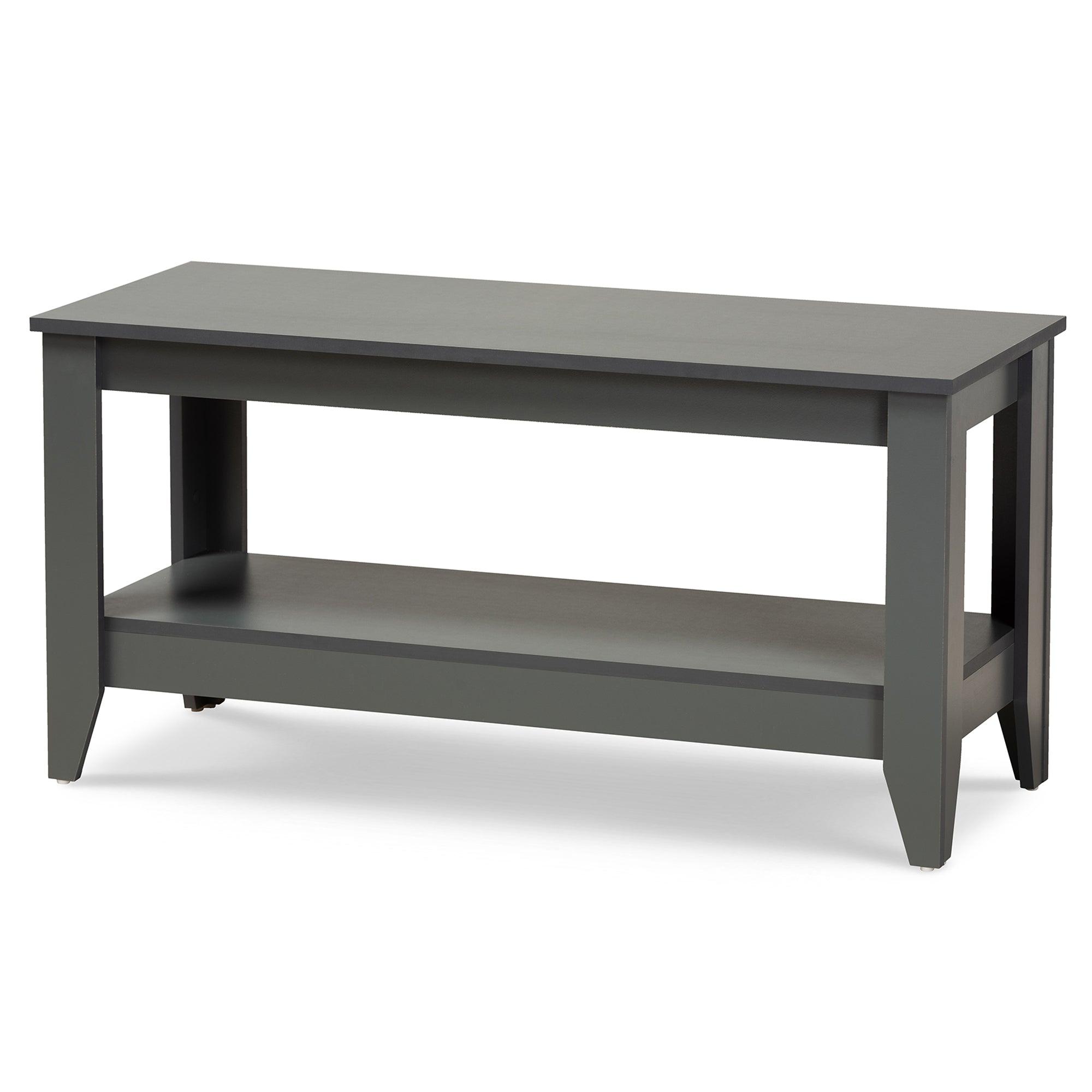 Elada Modern and Contemporary Finished Wood Coffee Table