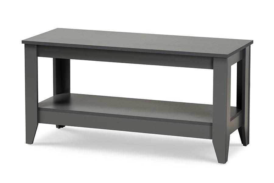 Elada Modern and Contemporary Finished Wood Coffee Table