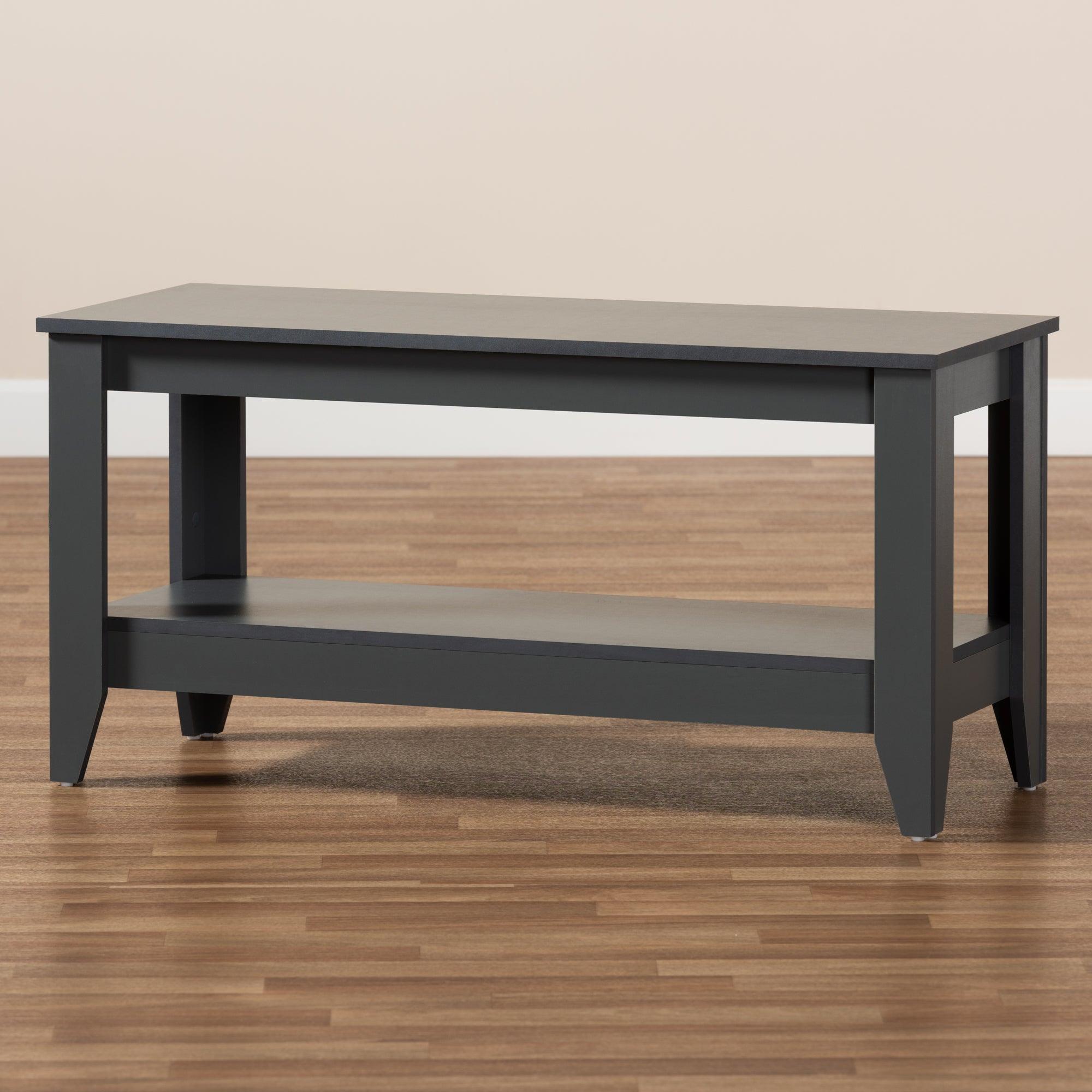 Elada Modern and Contemporary Finished Wood Coffee Table