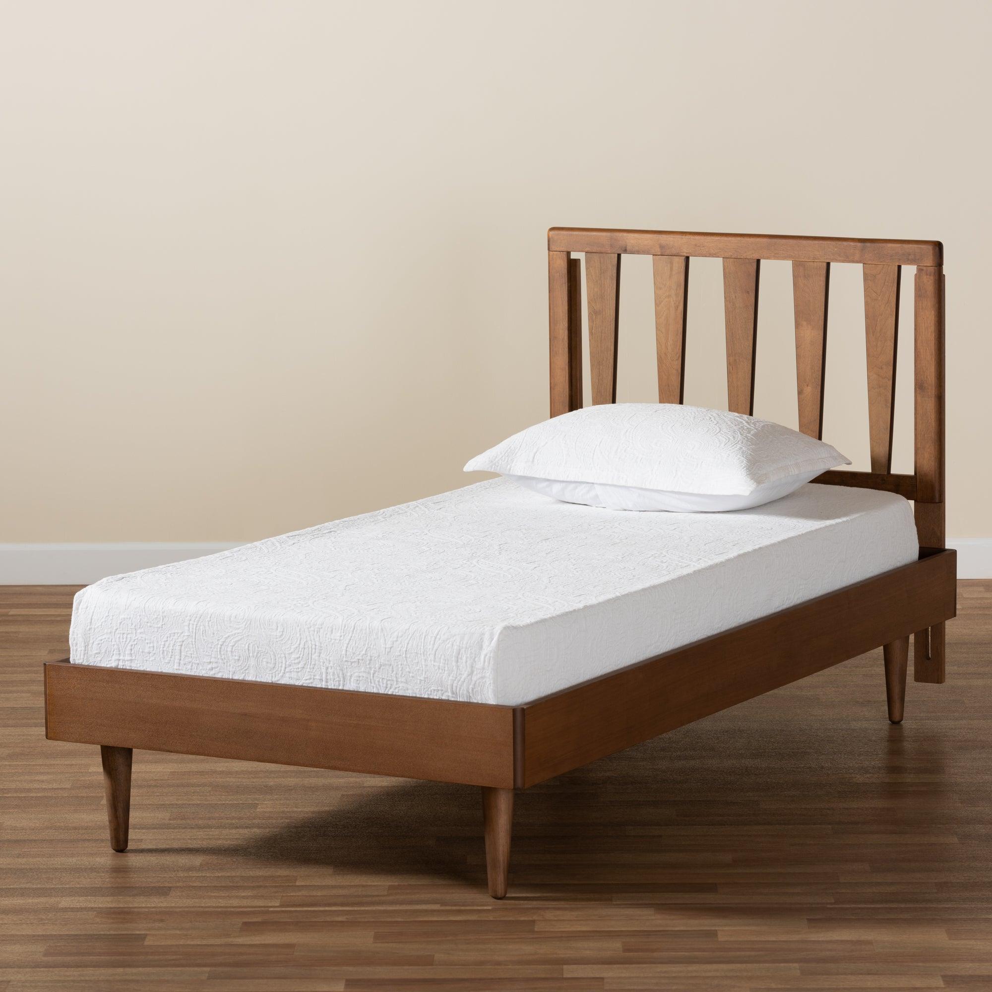 Kuro Modern and Contemporary Finished Wood Platform Bed