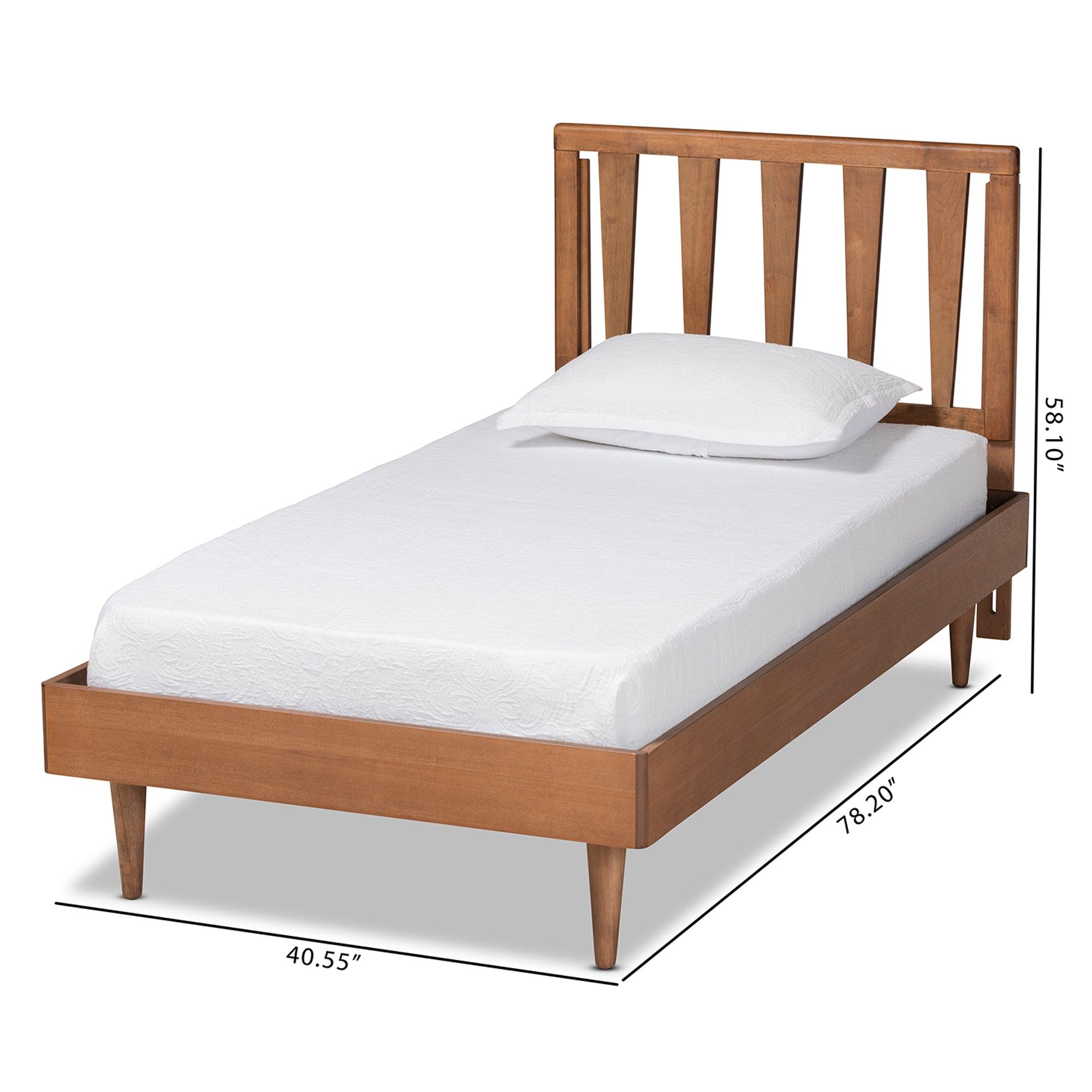 Kuro Modern and Contemporary Finished Wood Platform Bed