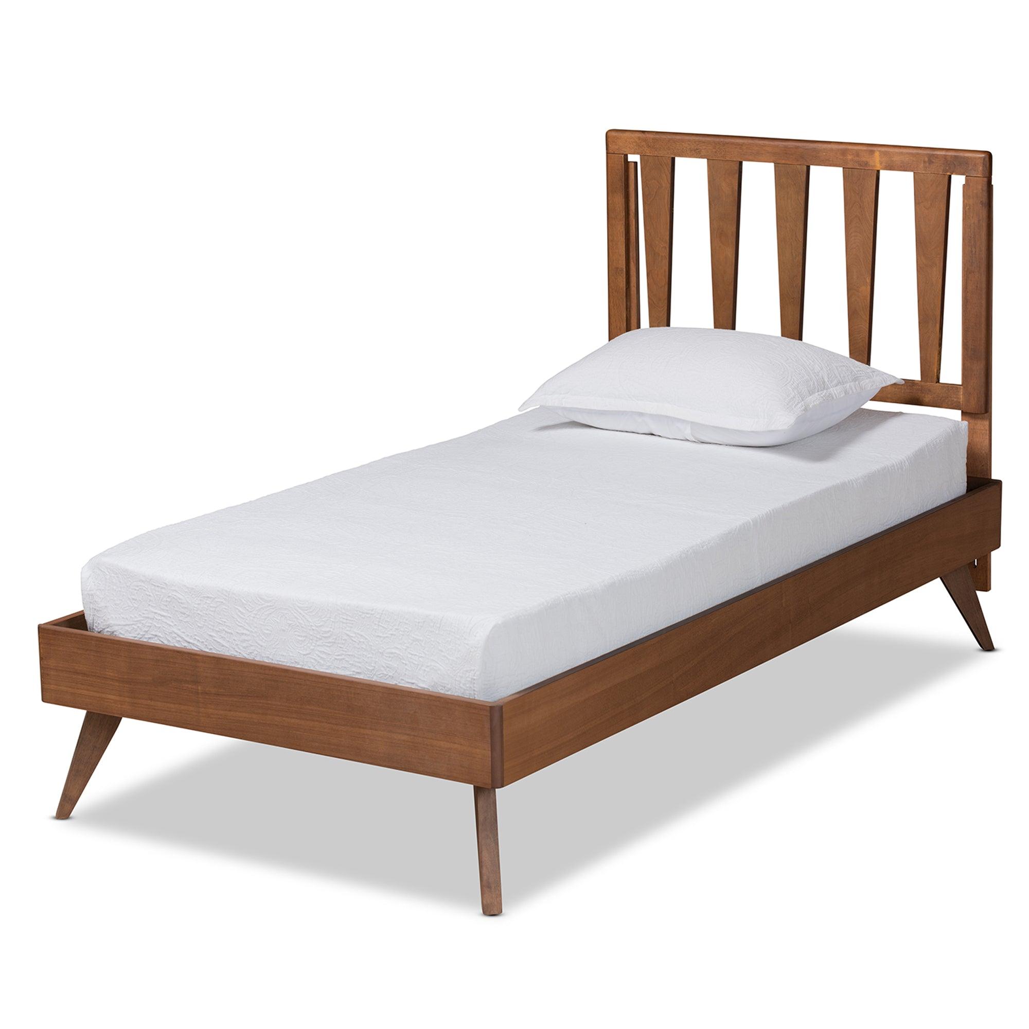 Michi Modern and Contemporary Ash Finished Wood Bed