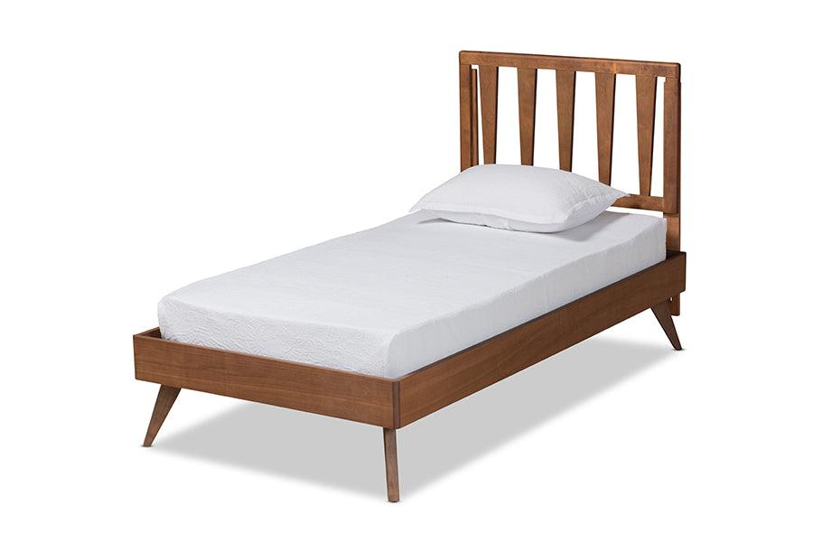 Michi Modern and Contemporary Ash Finished Wood Bed