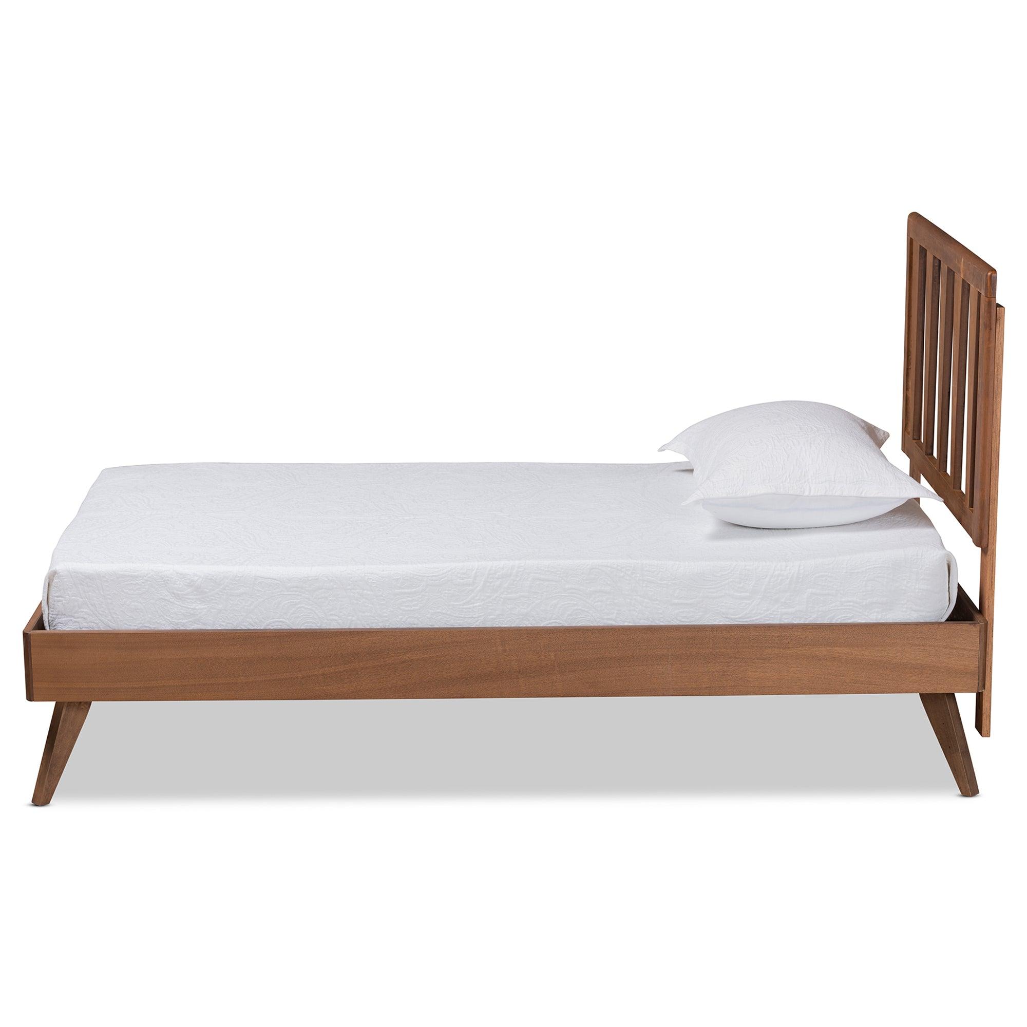 Michi Modern and Contemporary Ash Finished Wood Bed