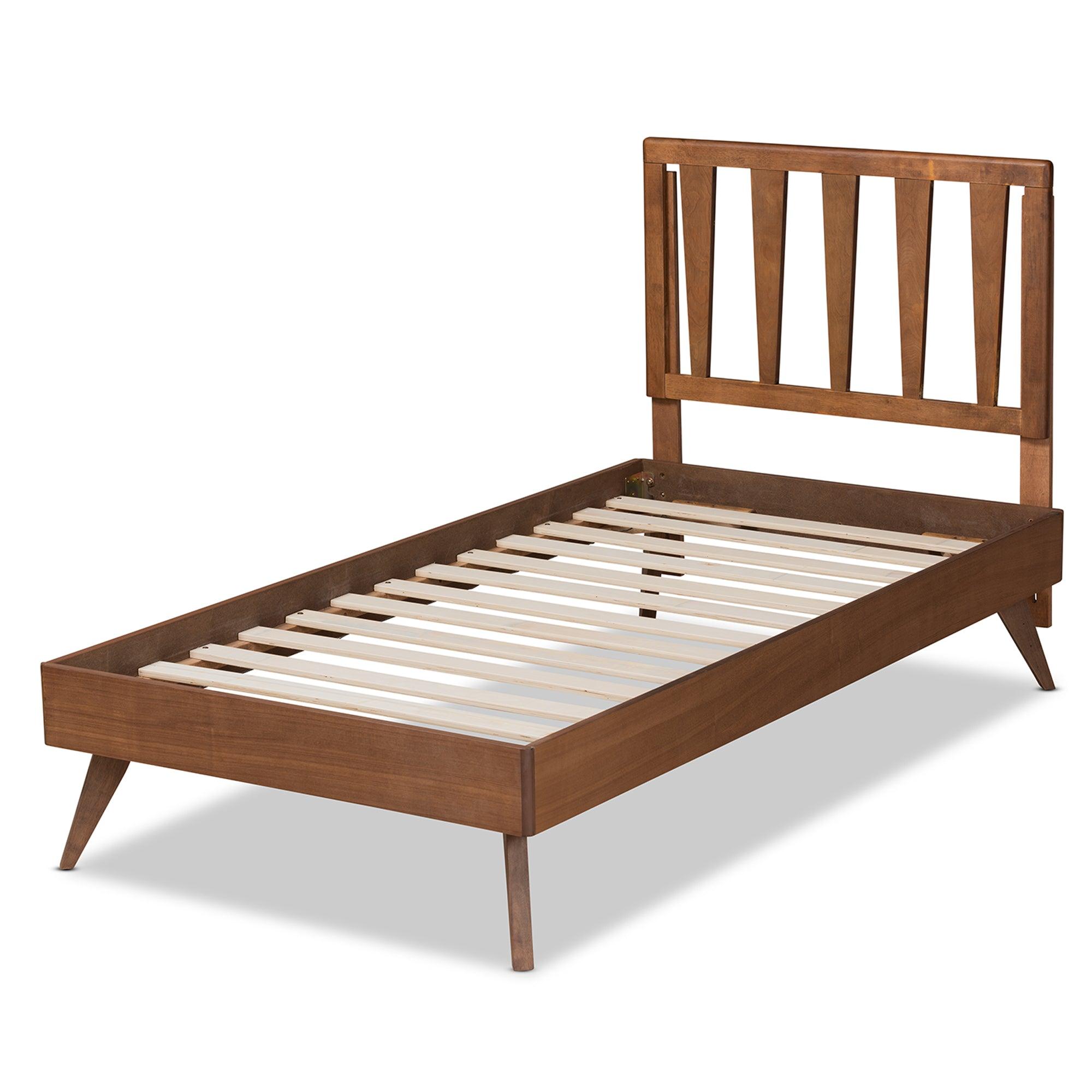 Michi Modern and Contemporary Ash Finished Wood Bed