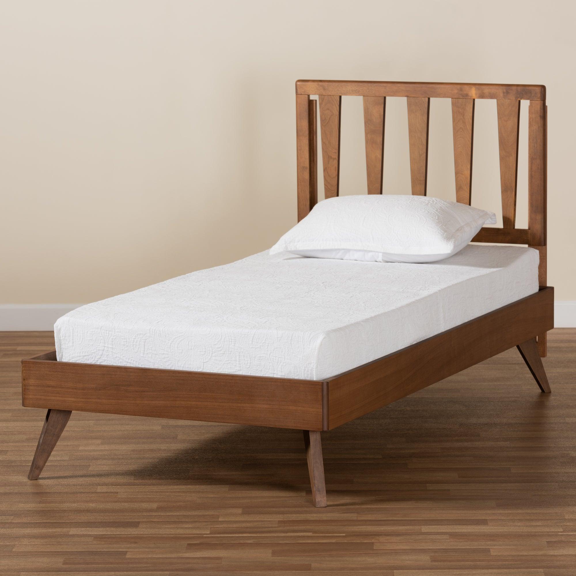 Michi Modern and Contemporary Ash Finished Wood Bed