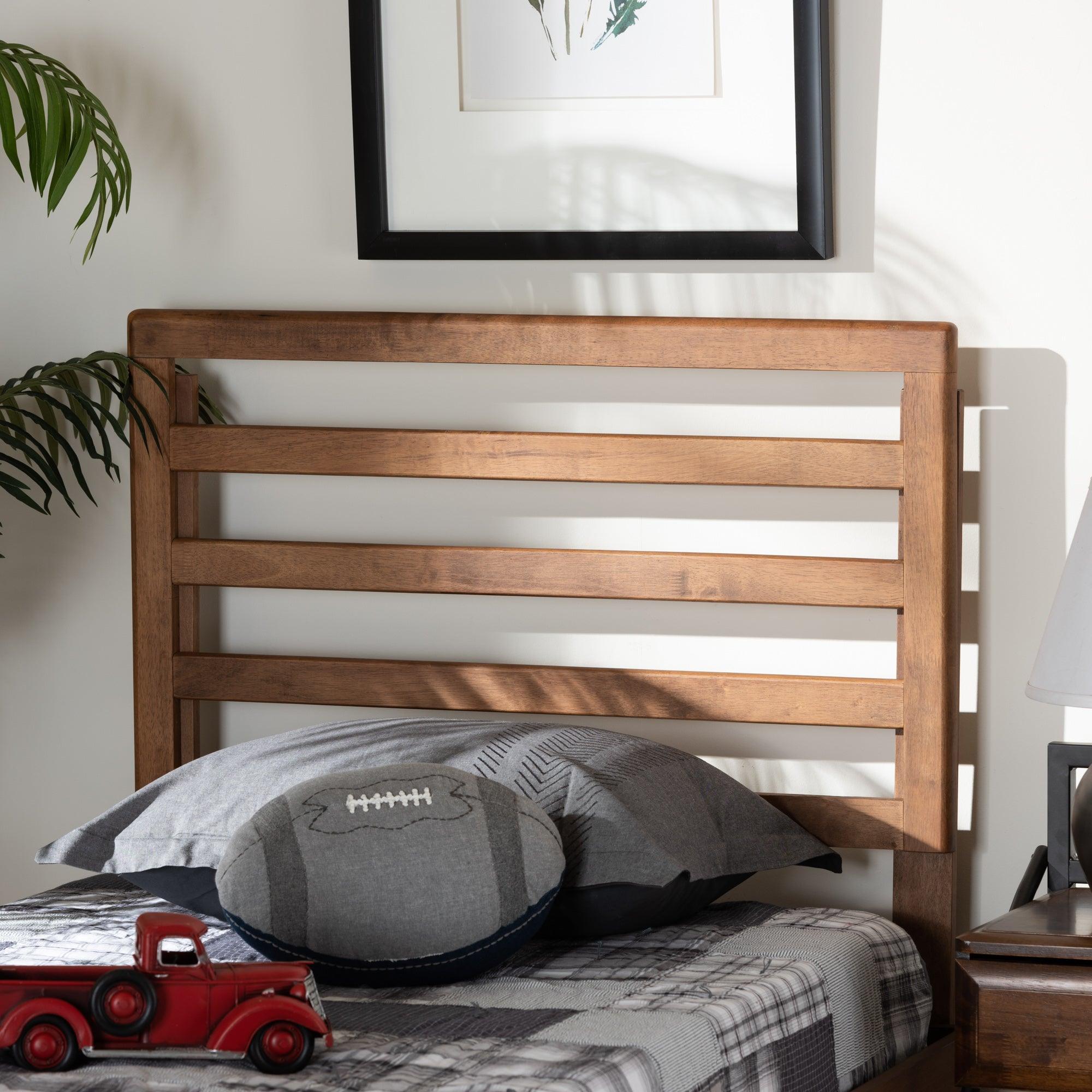 Akemi Modern and Contemporary Ash Finished Wood Headboard