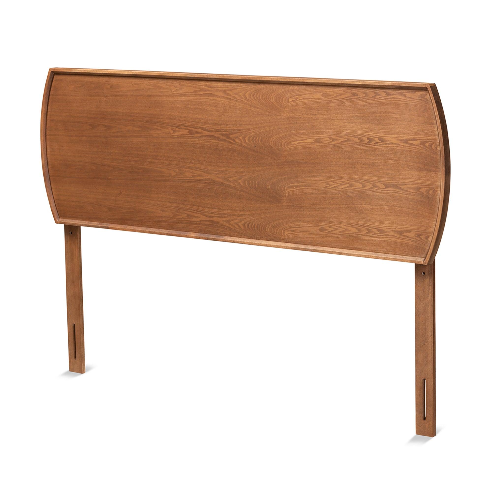 Laurien Mid-Century Modern Ash Finished Wood Headboard