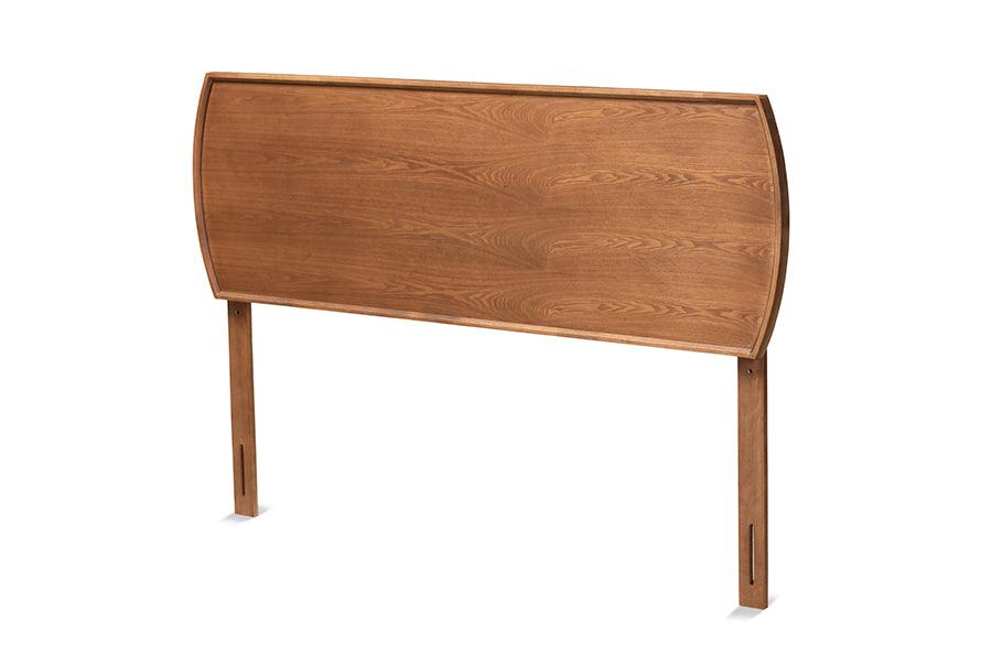 Laurien Mid-Century Modern Ash Finished Wood Headboard