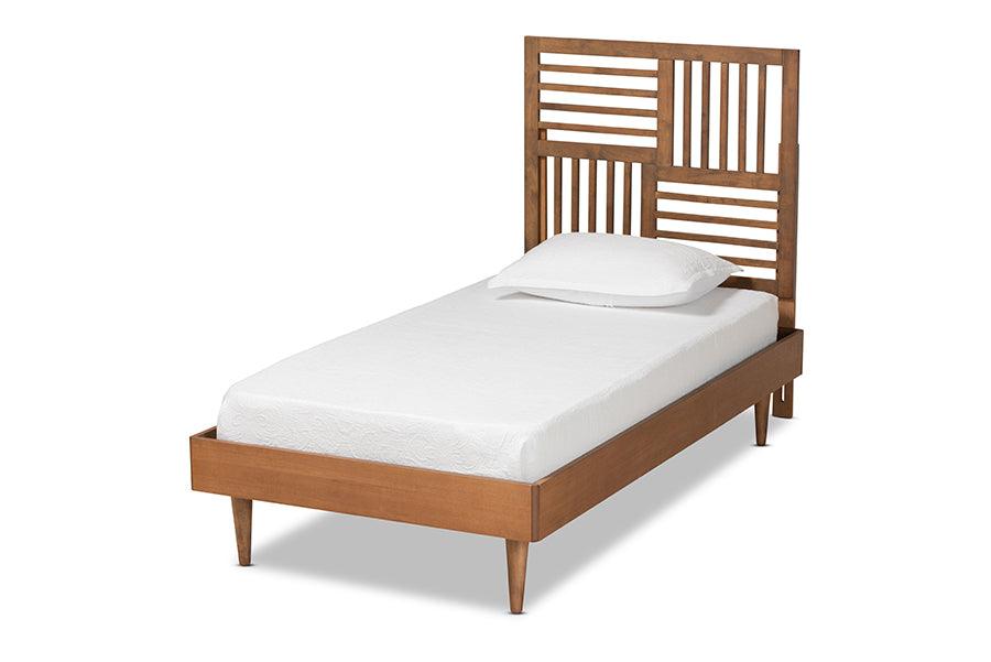 Romy Modern and Contemporary Finished Wood Platform Bed