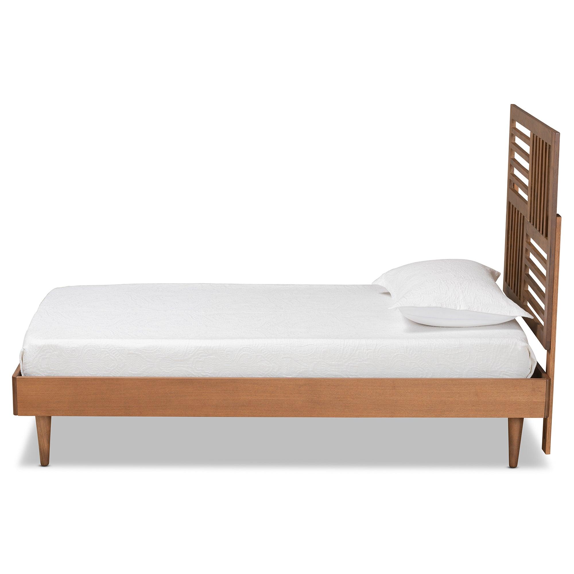 Romy Modern and Contemporary Finished Wood Platform Bed