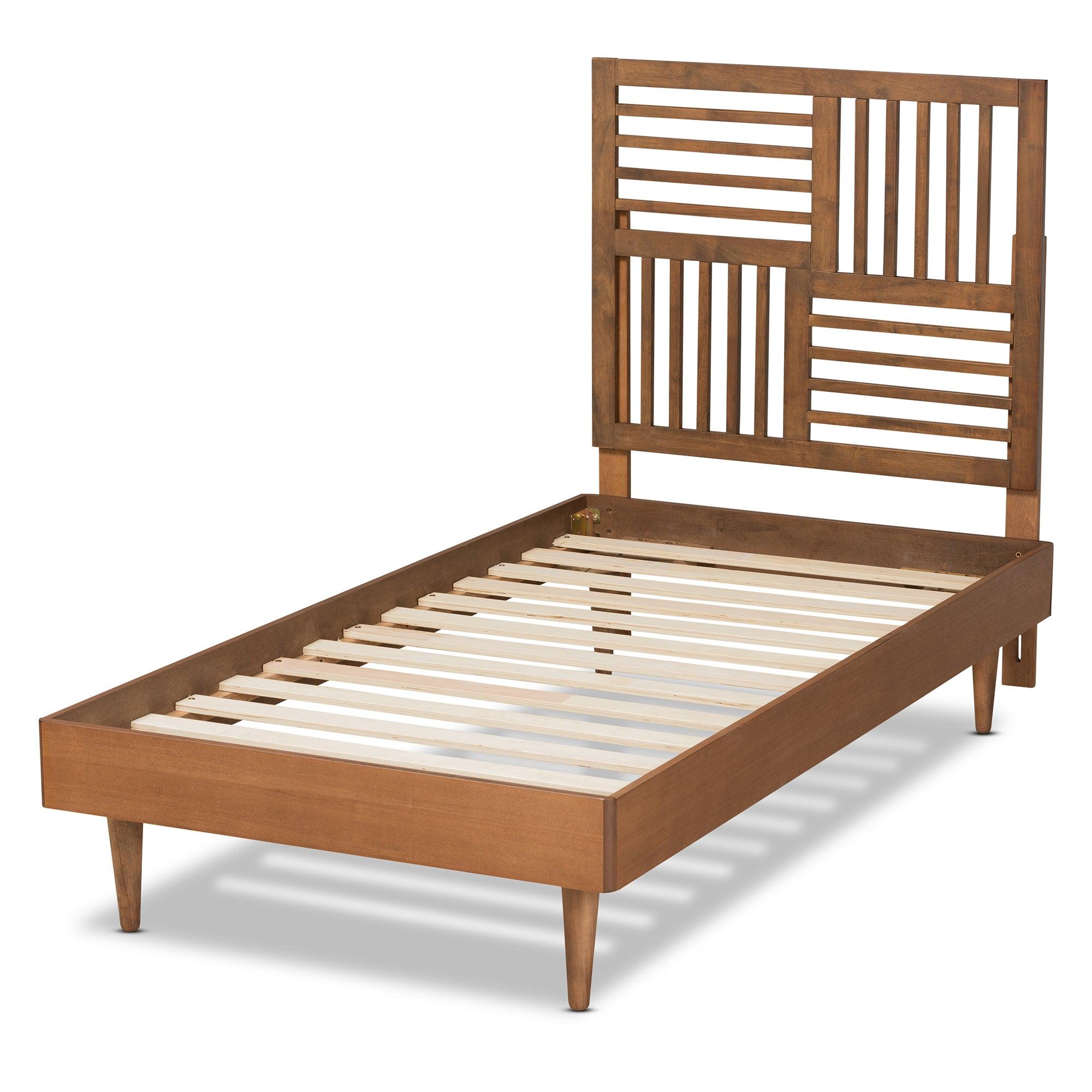 Romy Modern and Contemporary Finished Wood Platform Bed