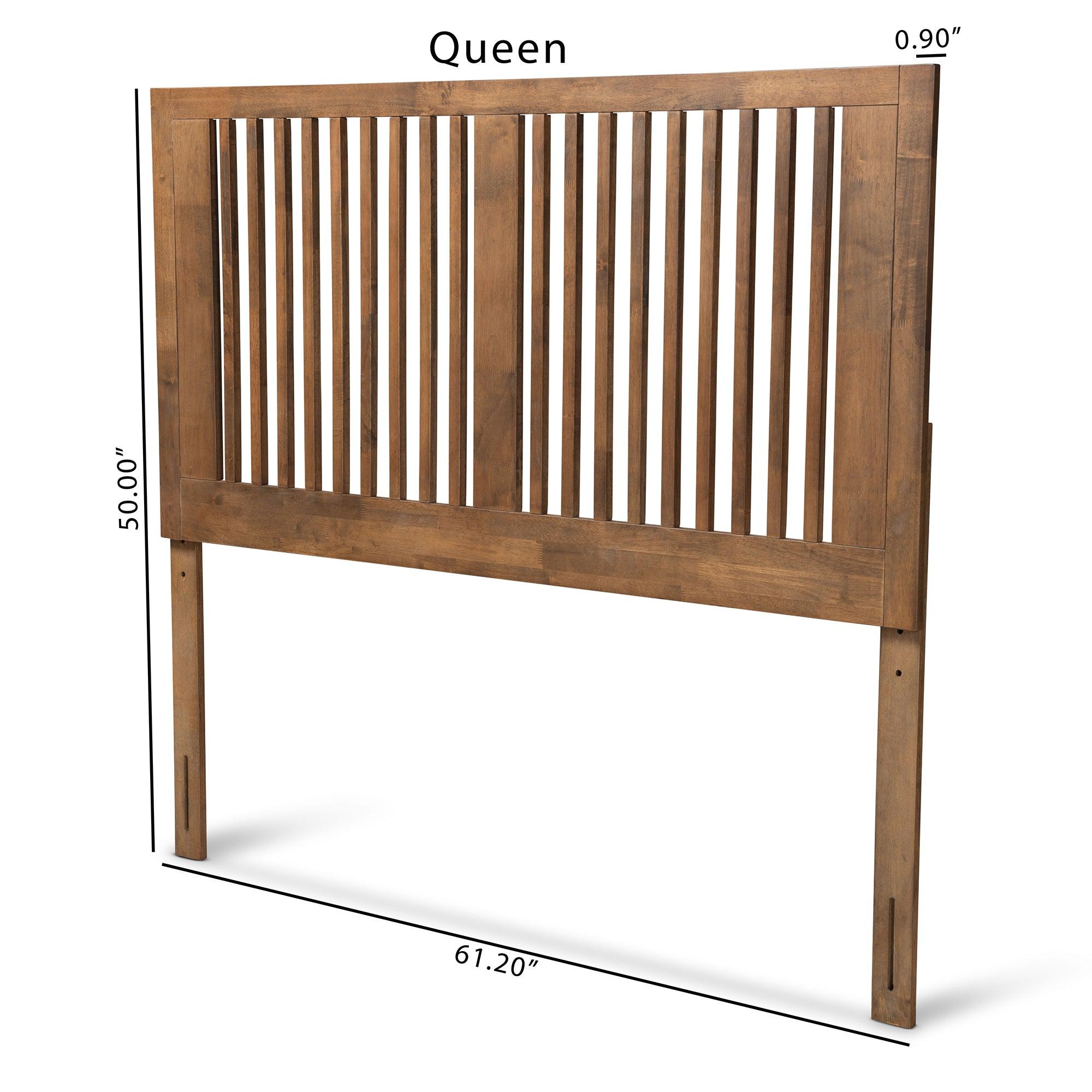 Harena Modern and Contemporary Transitional Ash Finished Wood Headboard