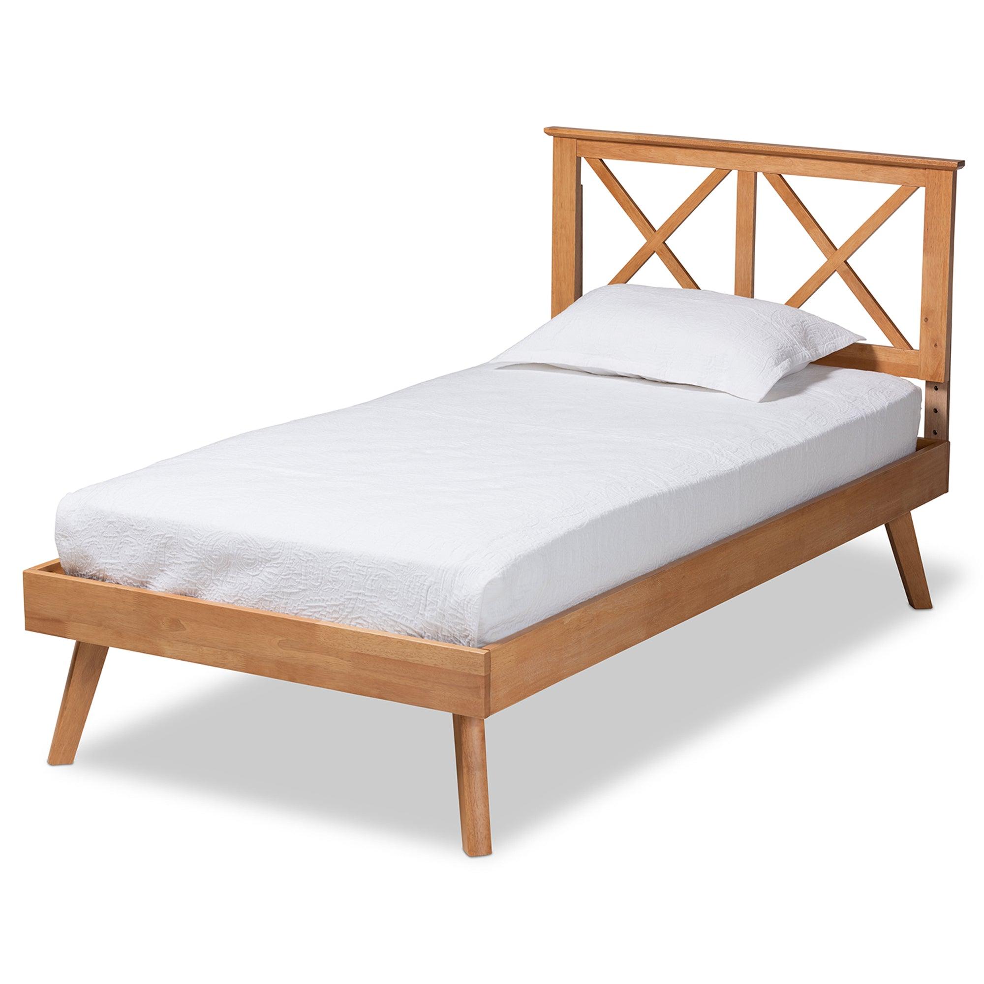 Galvin Modern and Contemporary Finished Wood Platform Bed