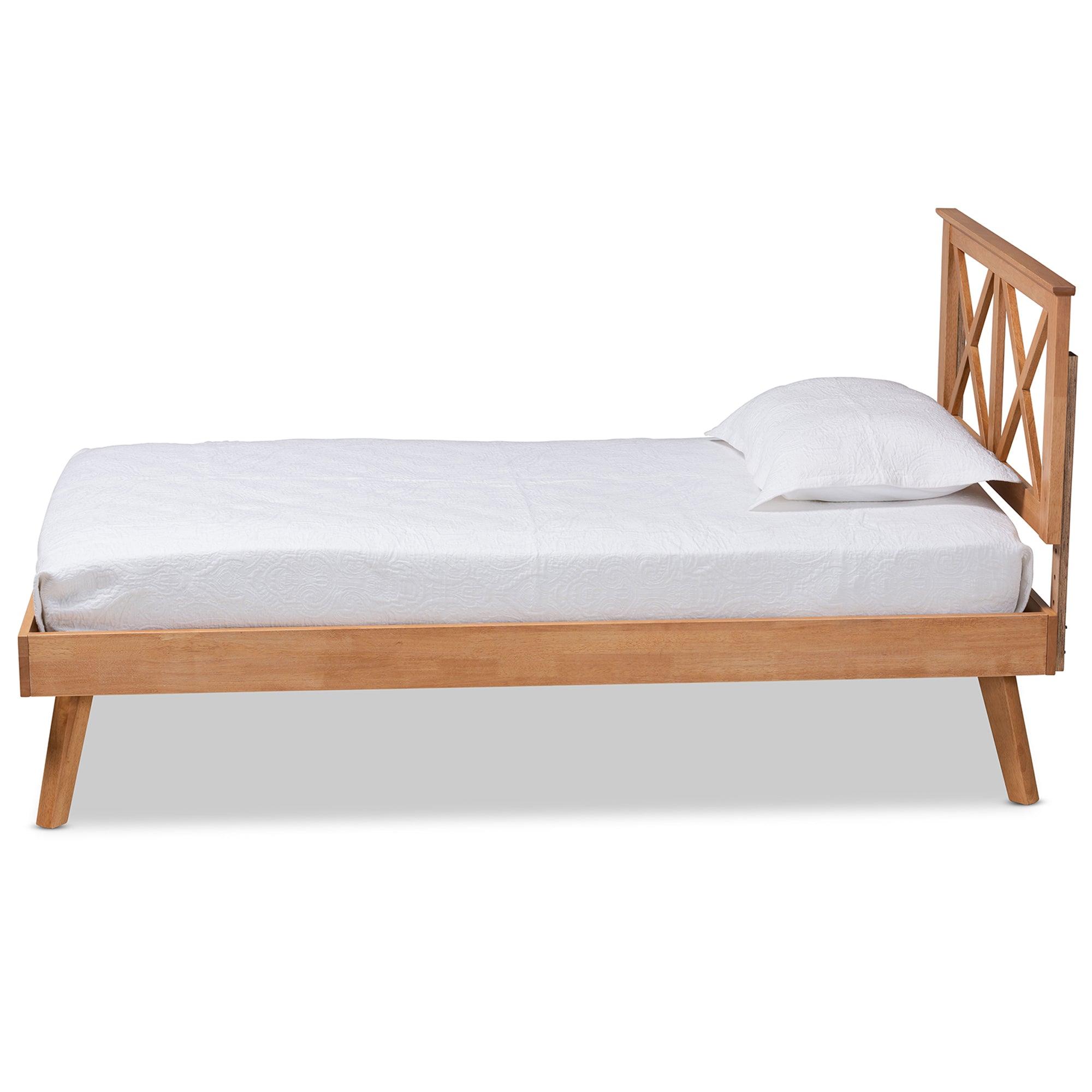 Galvin Modern and Contemporary Finished Wood Platform Bed