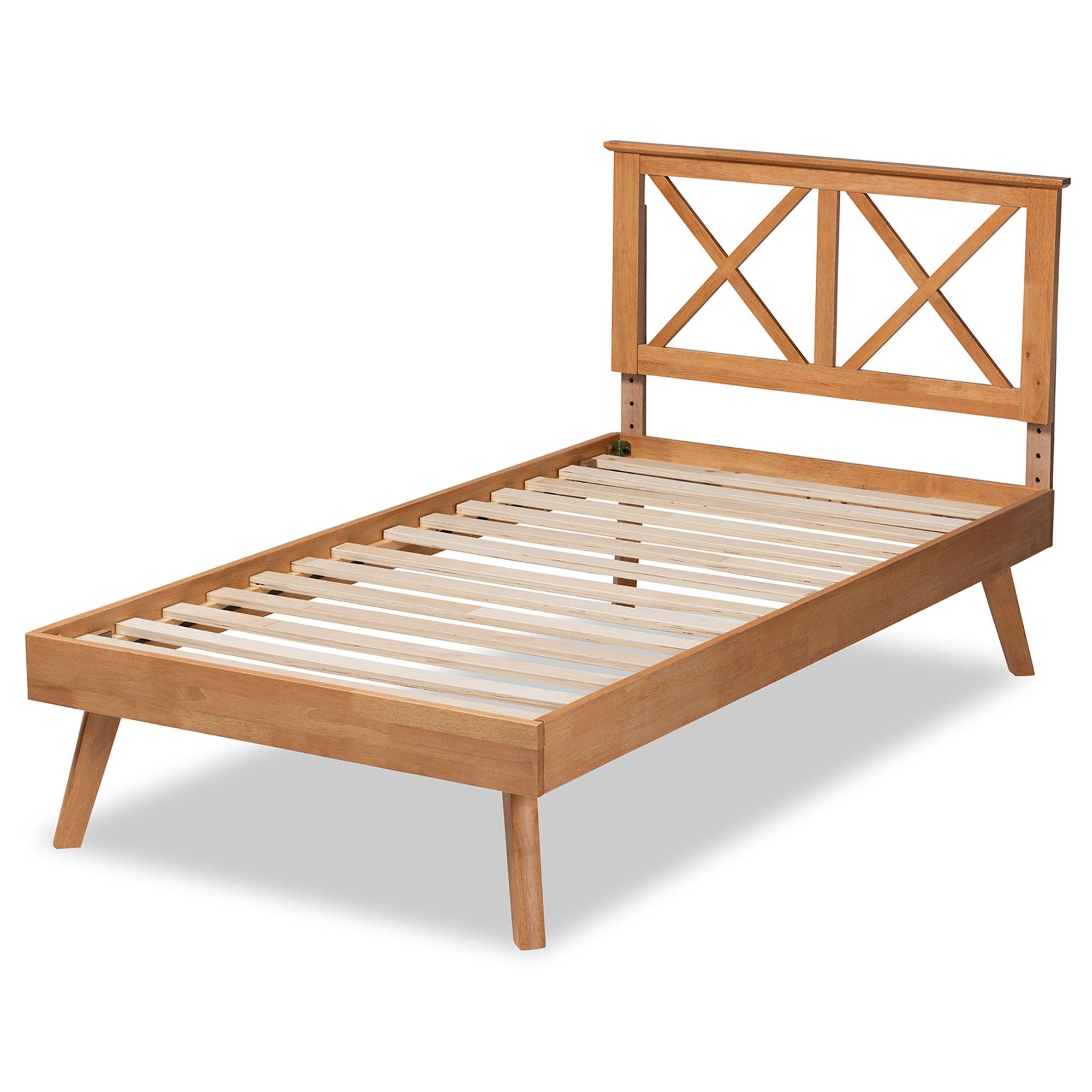 Galvin Modern and Contemporary Finished Wood Platform Bed