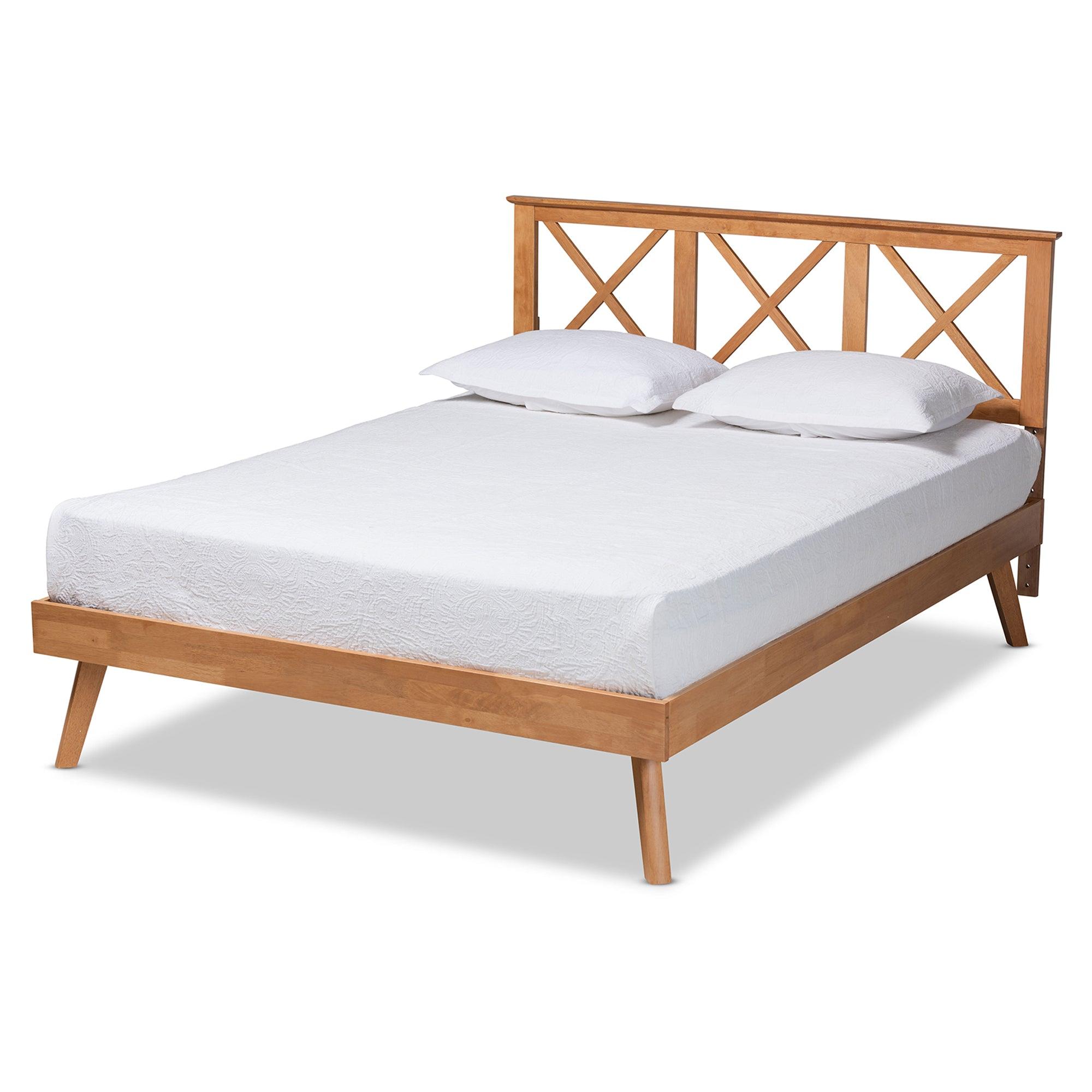 Galvin Modern and Contemporary Finished Wood Platform Bed