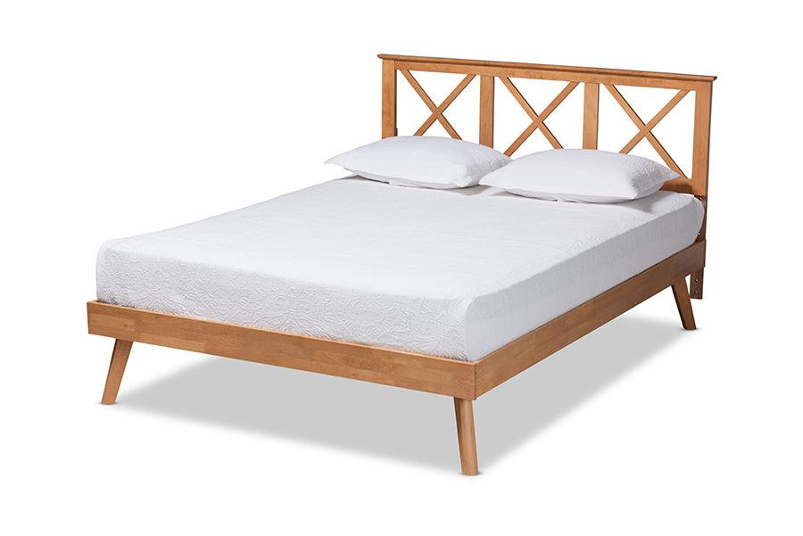 Galvin Modern and Contemporary Finished Wood Platform Bed