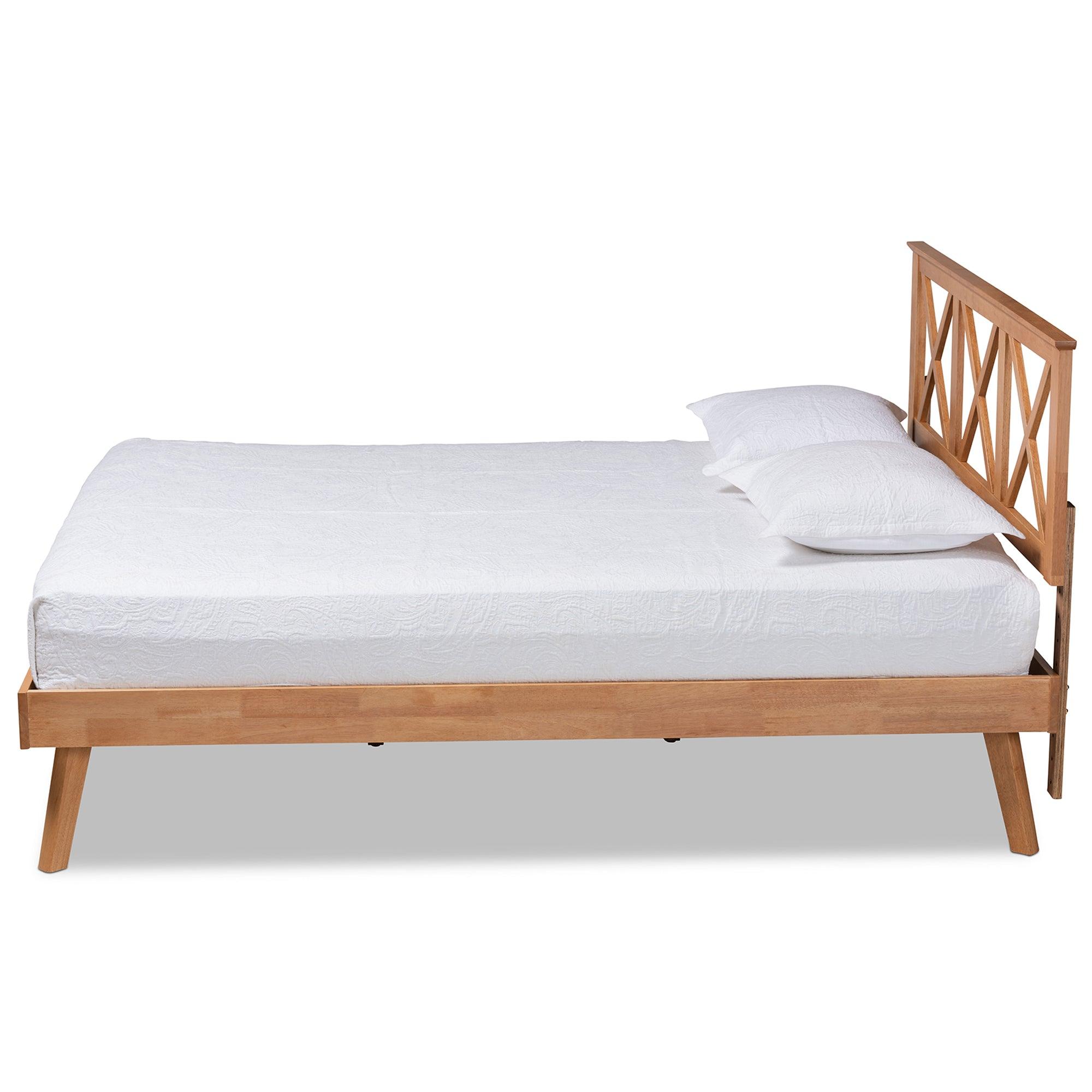 Galvin Modern and Contemporary Finished Wood Platform Bed