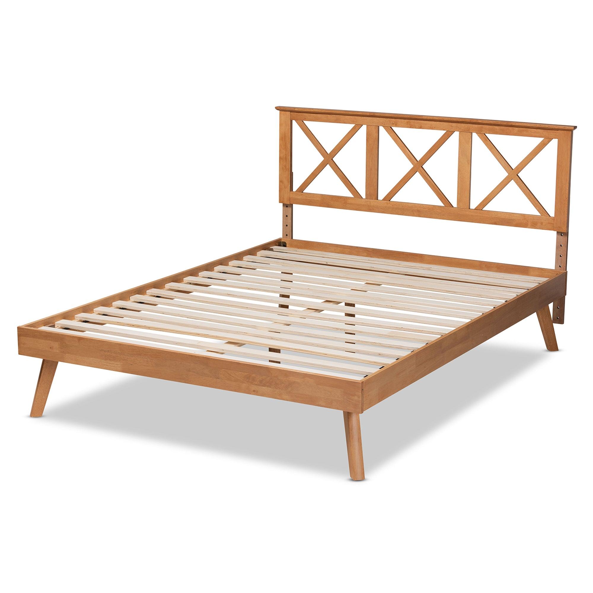 Galvin Modern and Contemporary Finished Wood Platform Bed