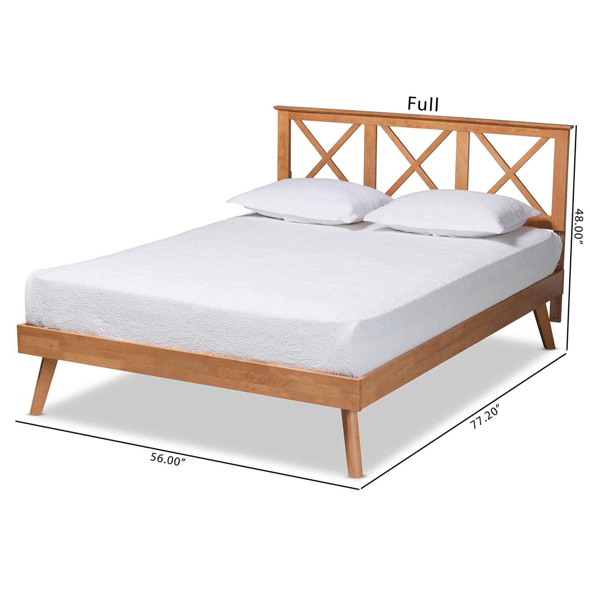 Galvin Modern and Contemporary Finished Wood Platform Bed