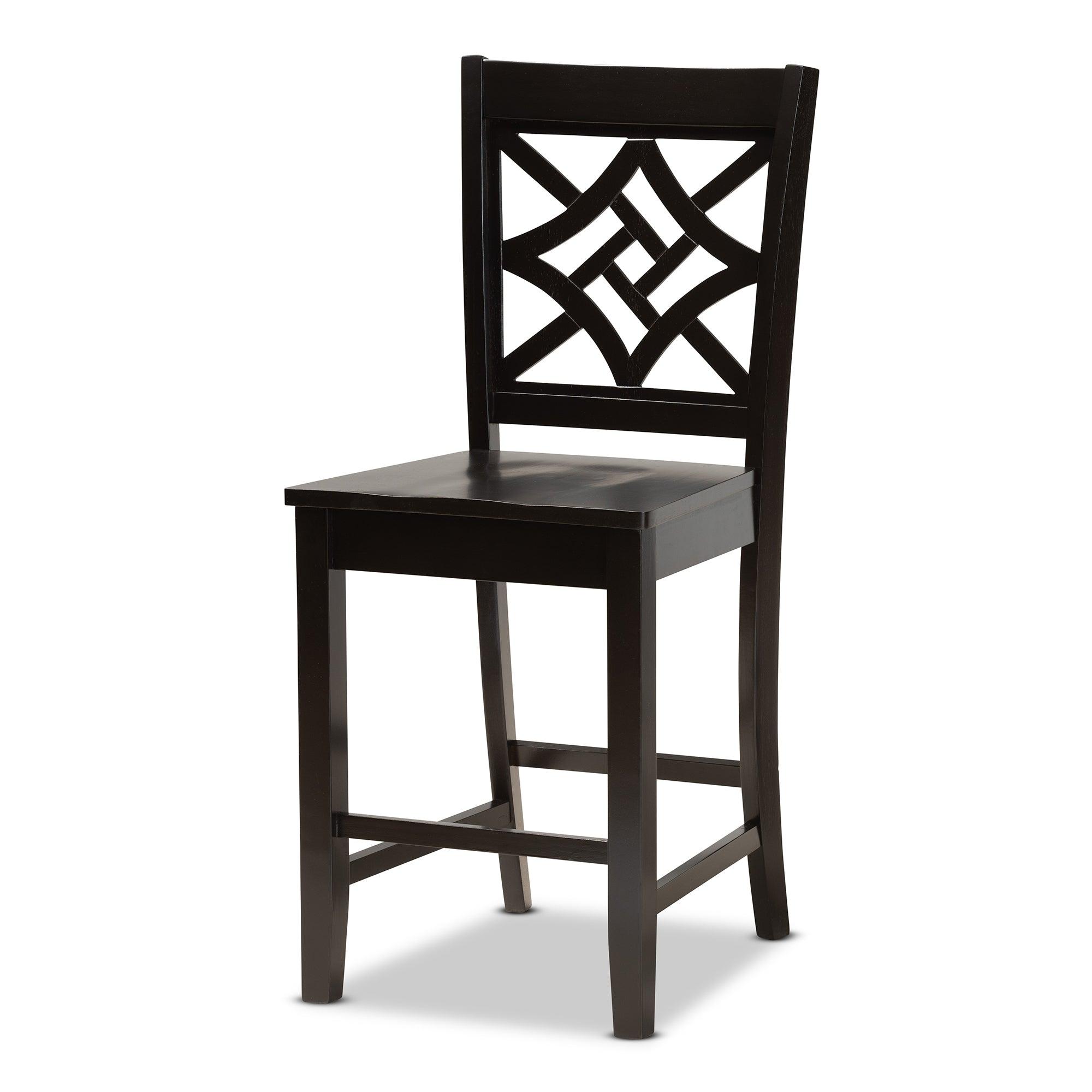 Nicolette Modern and Contemporary Transitional Finished Wood 5-Piece Pub Set