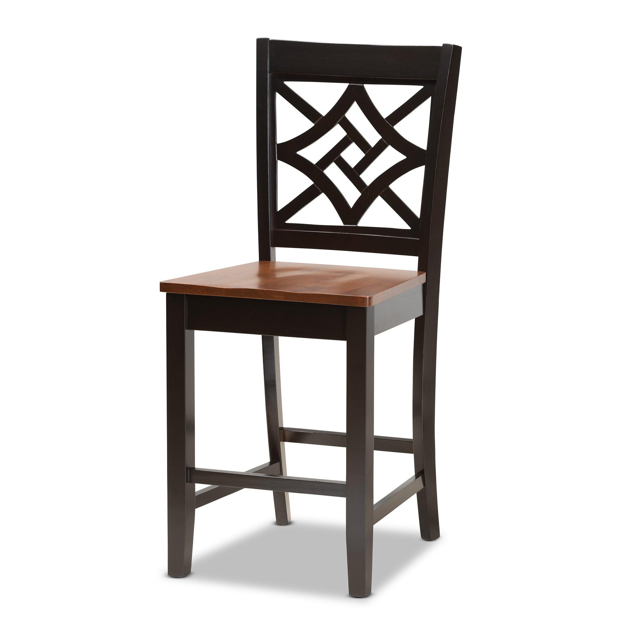 Nicolette Modern and Contemporary Two-Tone and Finished Wood 5-Piece Pub Set