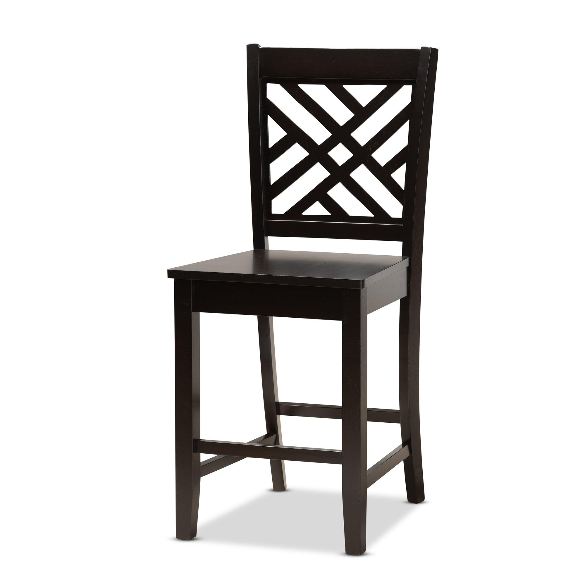 Caron Modern and Contemporary Finished Wood 5-Piece Pub Set