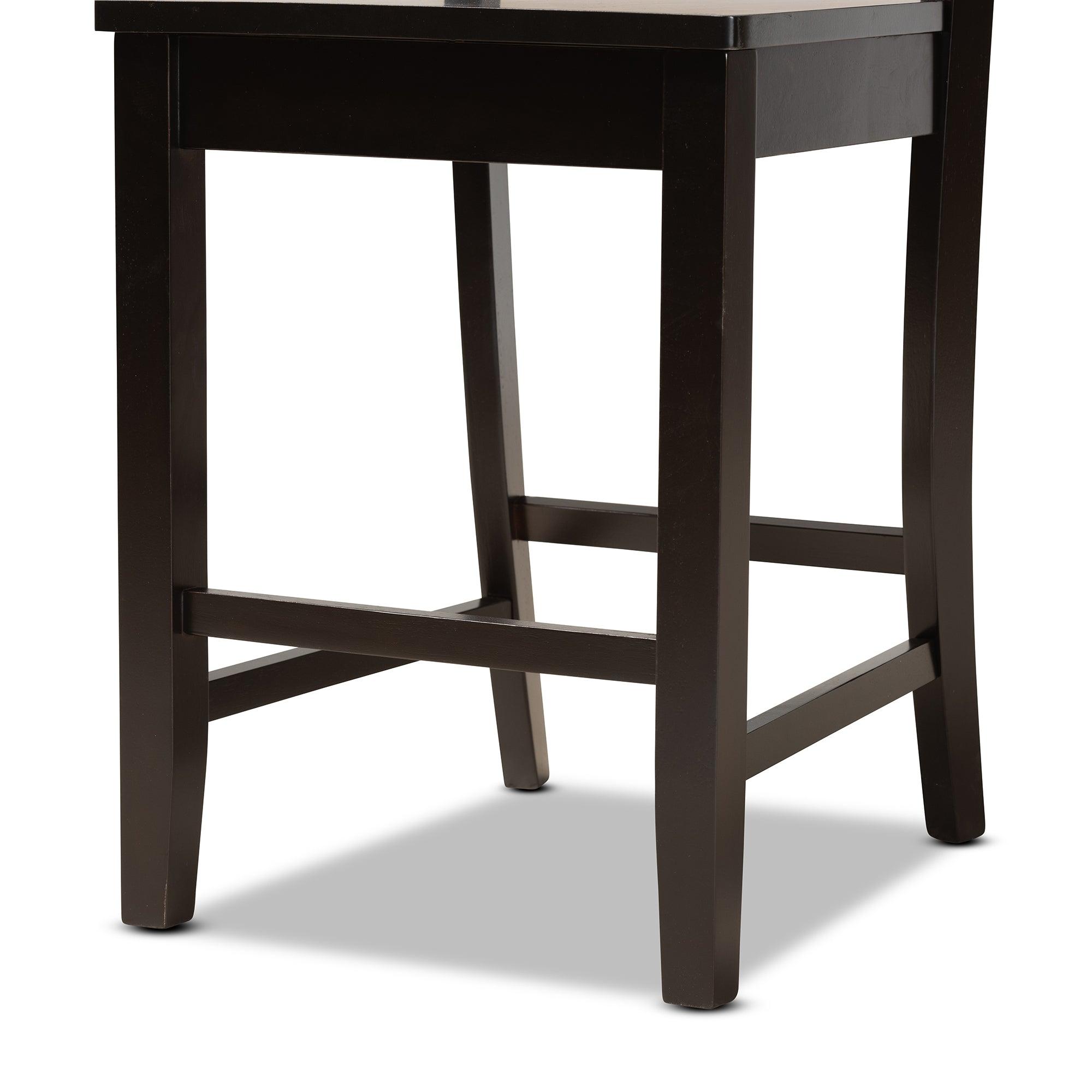 Caron Modern and Contemporary Finished Wood 5-Piece Pub Set