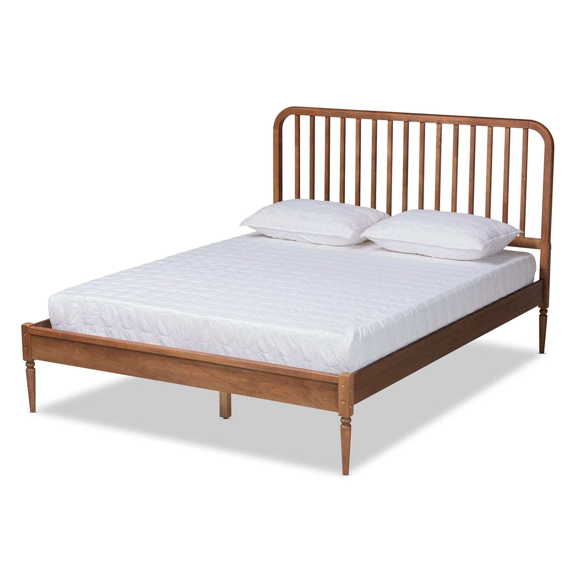 Neilan Modern and Contemporary Finished Wood Platform Bed